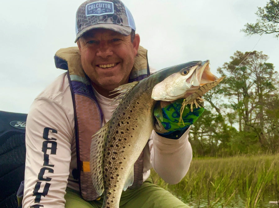 Capt. Noah Lynk with Trout