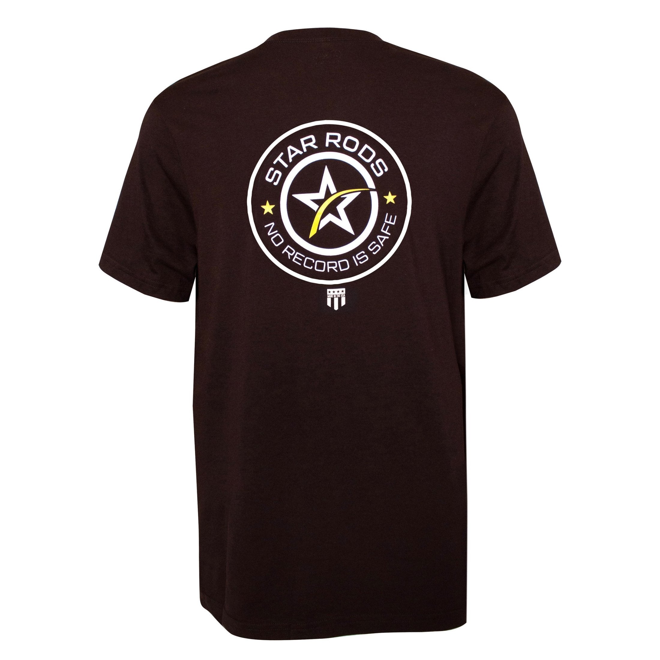 Star Rods short sleeve black t-shirt back