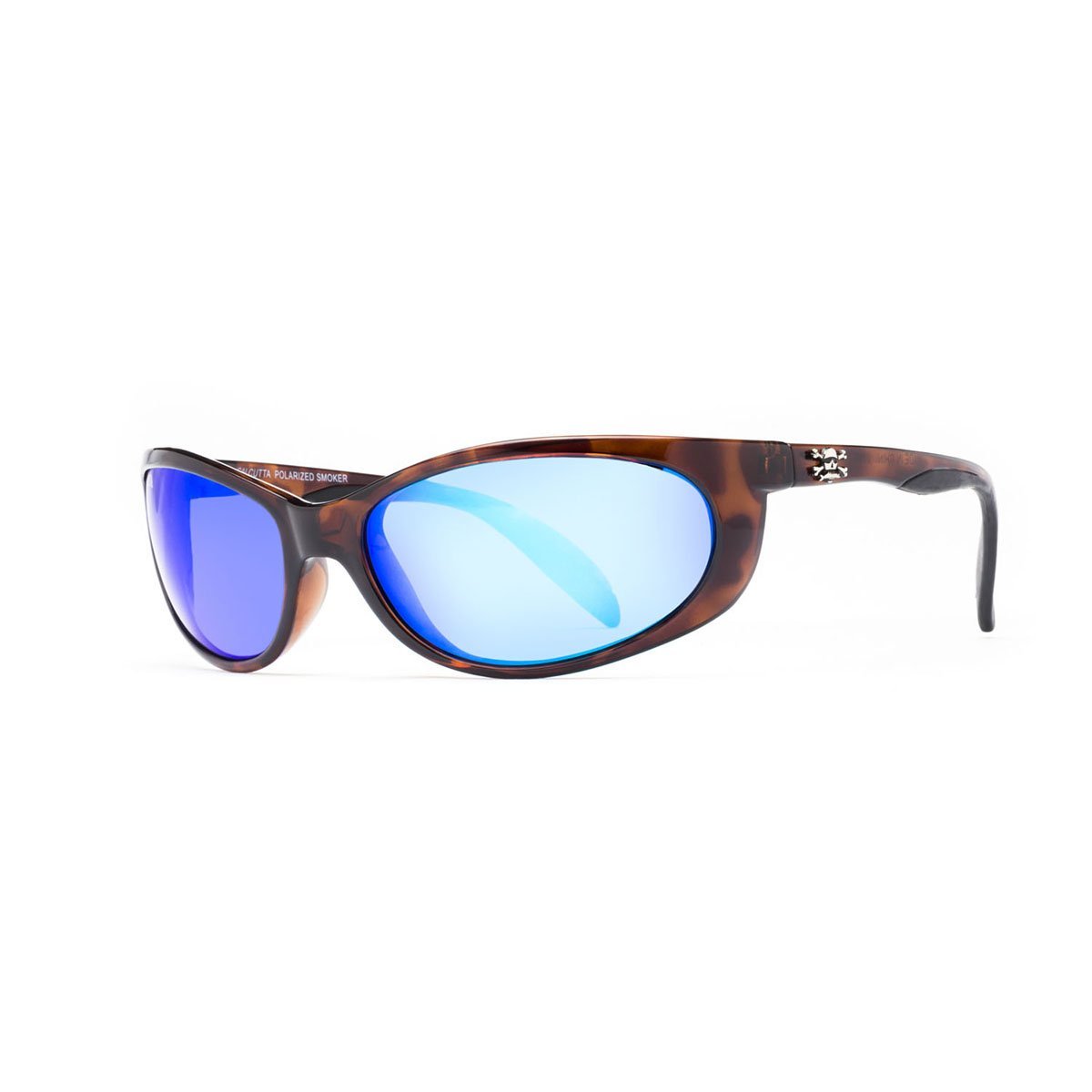 Calcutta Nantucket sunglasses tortoise frame blue mirror