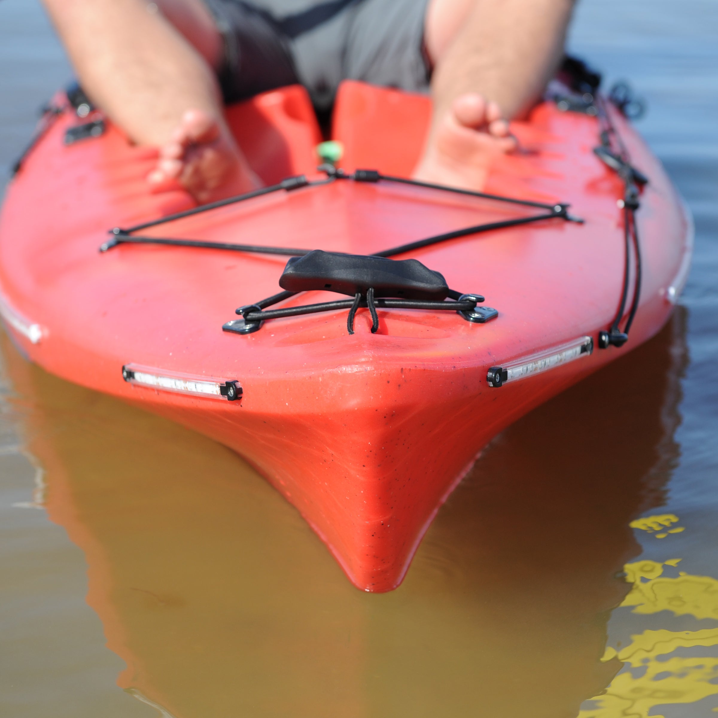 Propel Paddle Gear Kayak LED Navigation Lights oon kayak in daylight
