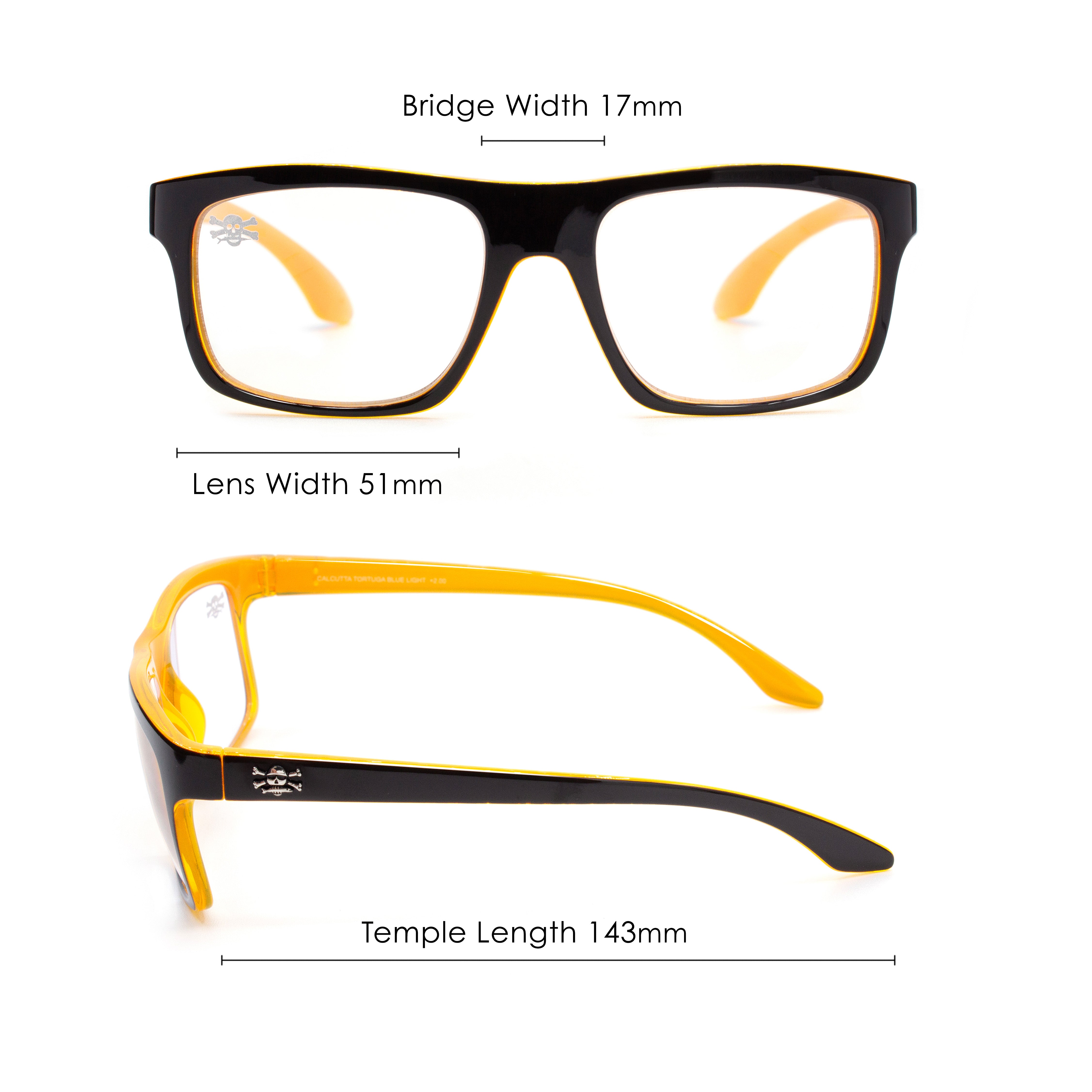 Calcutta Tortuga reading glasses frame specs