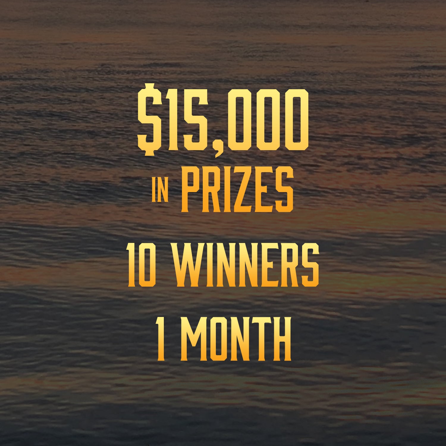 Prizes and Winner Totals for Reel & Relax Gamefish Giveaway