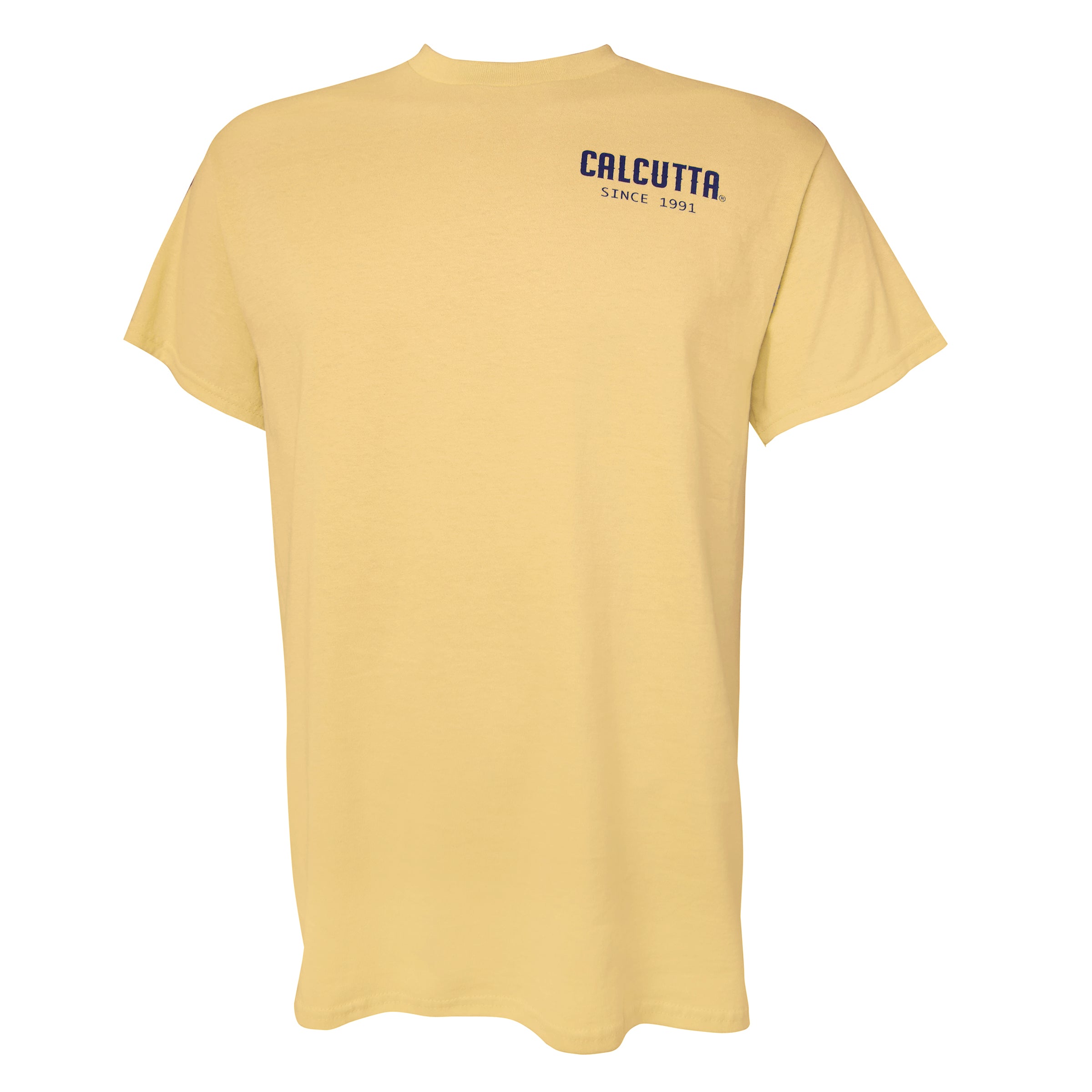 Men's Watercolor Marlin T-shirt yellow front