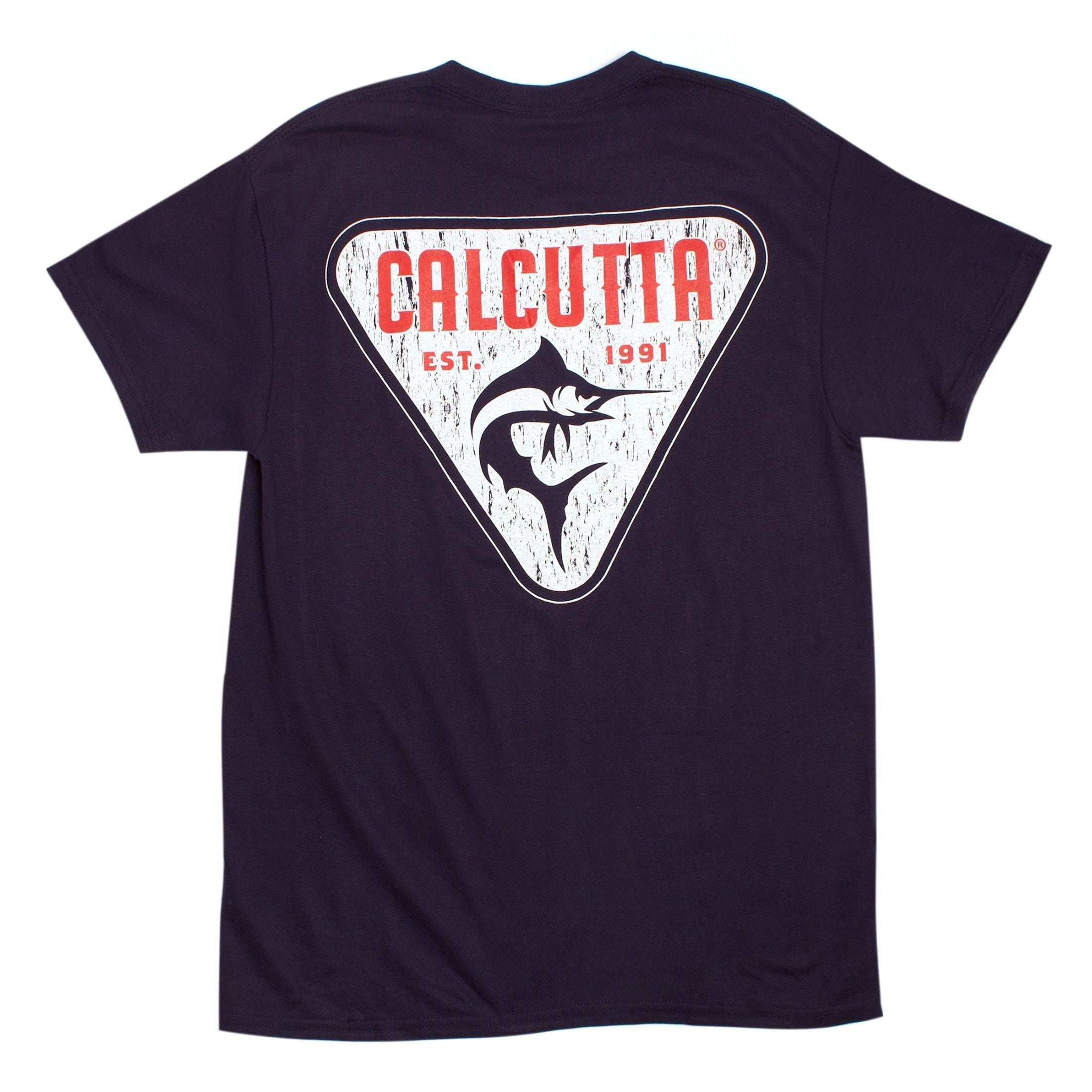 Calcutta t-shirt with triangle design and billfish