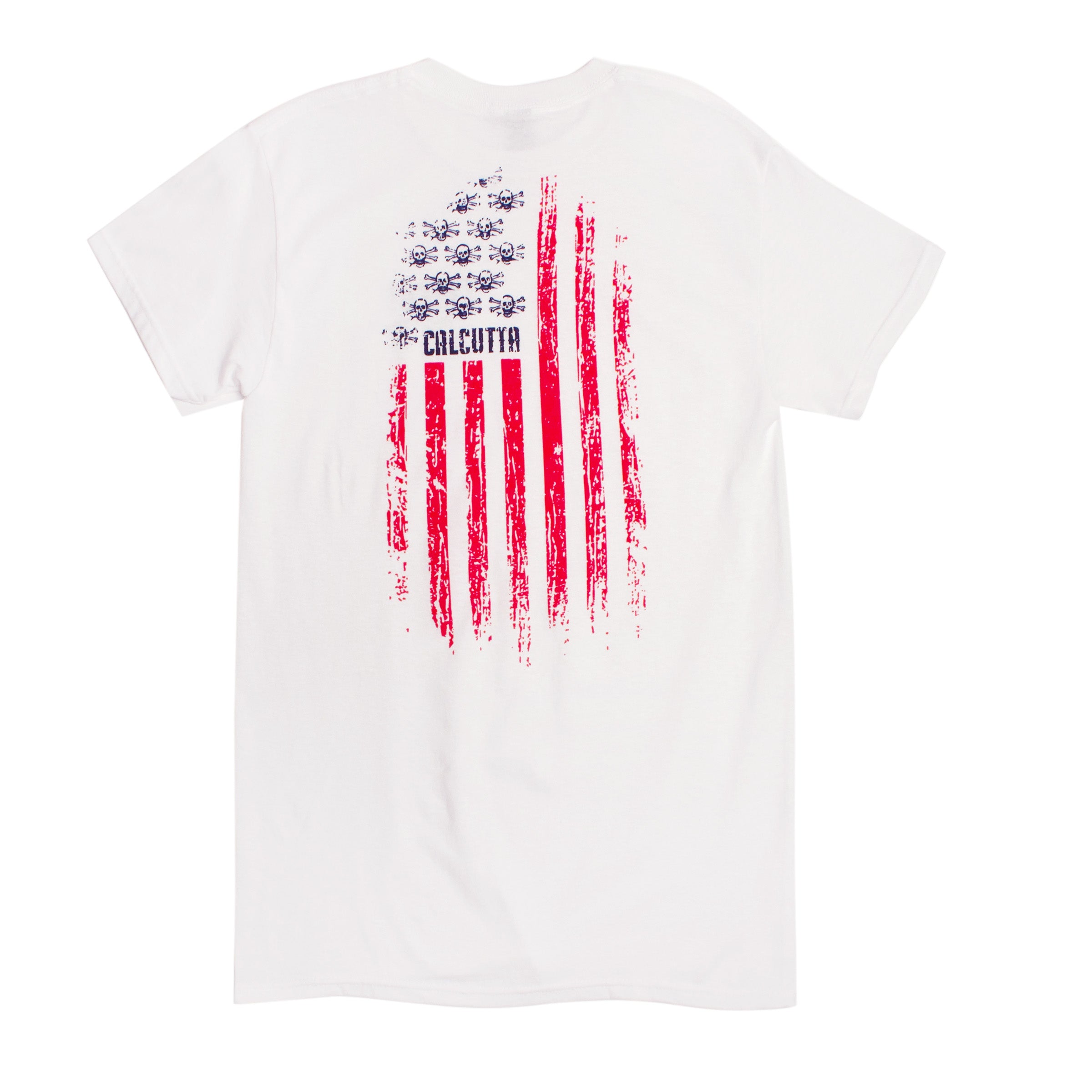 Calcutta distressed flag t-shirt back