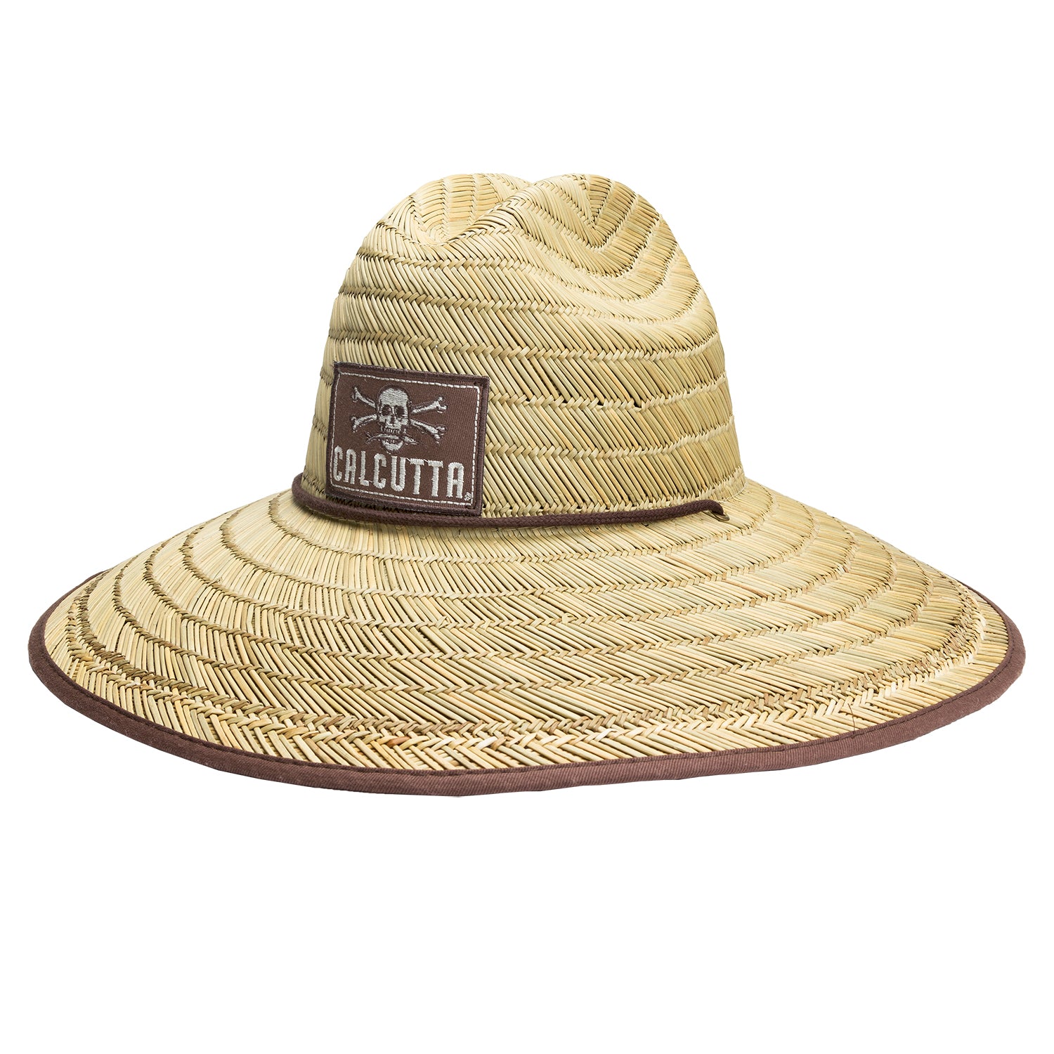 Calcutta BR209335 Straw Hat with Chin Strap One Size