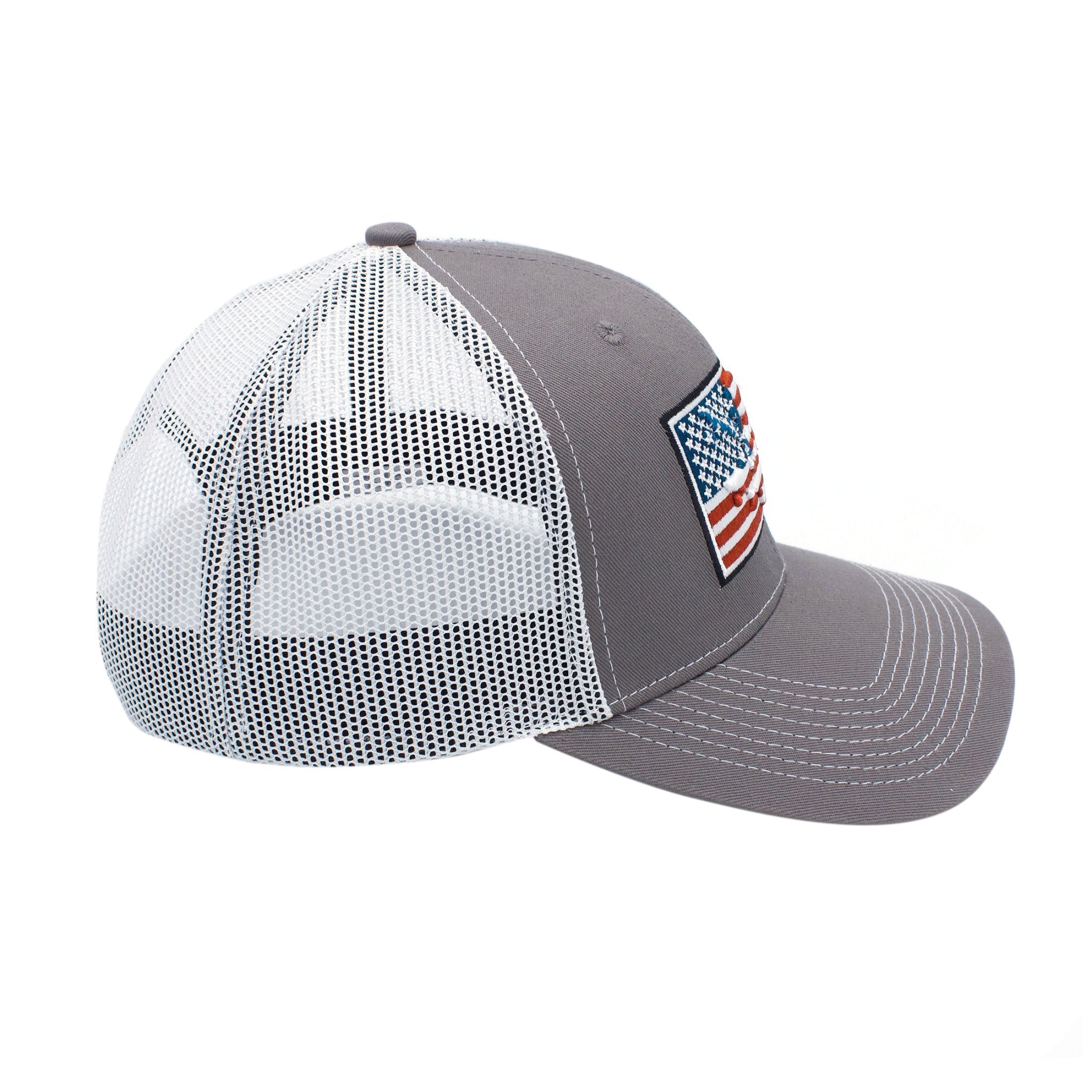 Calcutta American flag hat profile