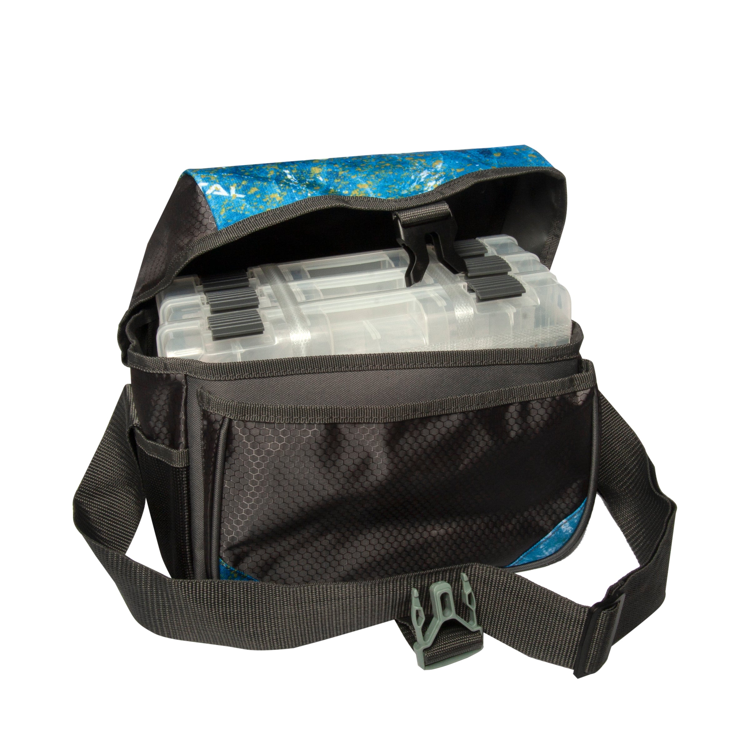 Calcutta express tackle bag open