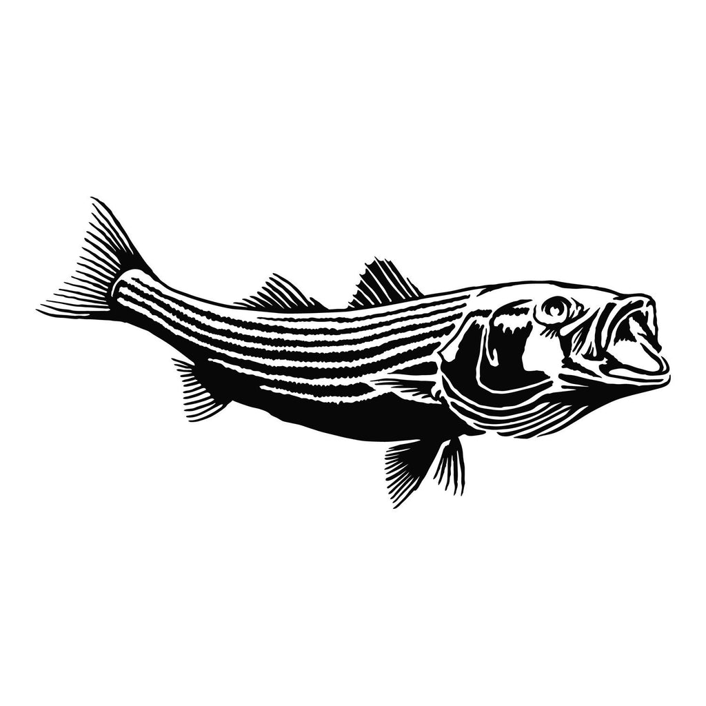 Ellopi 5x5 inch Waterproof XL USA Flag Fish Sticker Decal