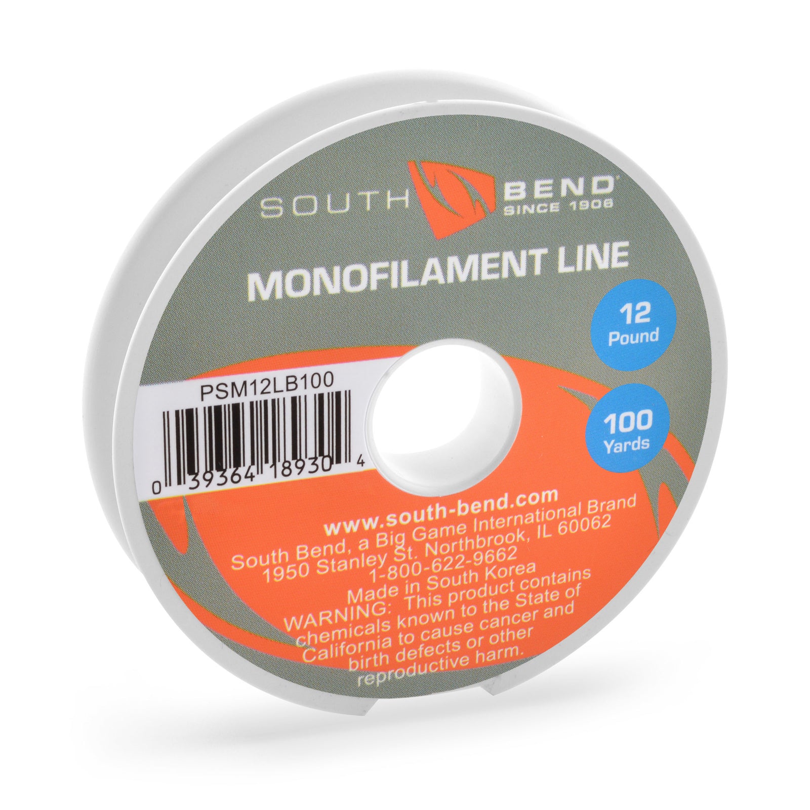 South Bend monofilament fishing line 12 lb test