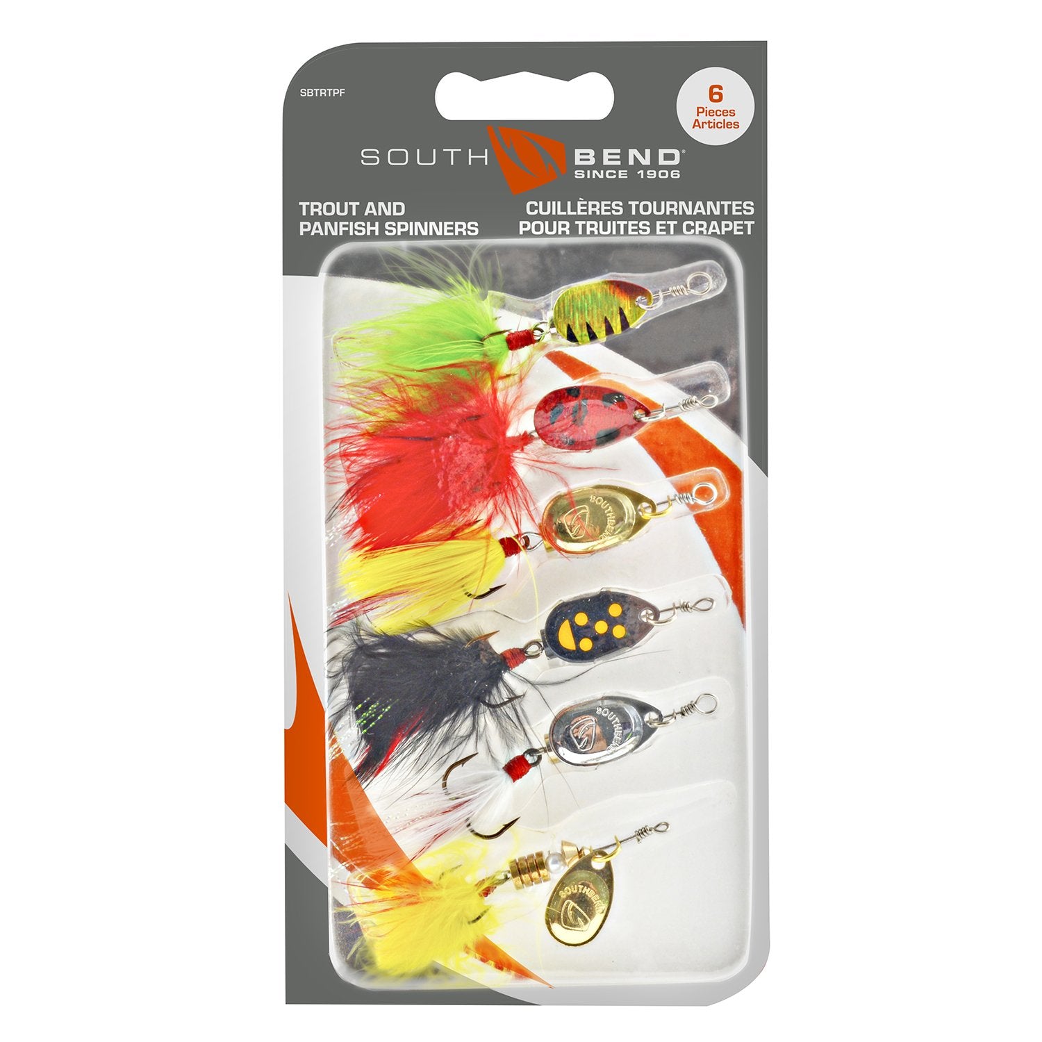 South Bend Trout & Panfish Spinners 6 Pack
