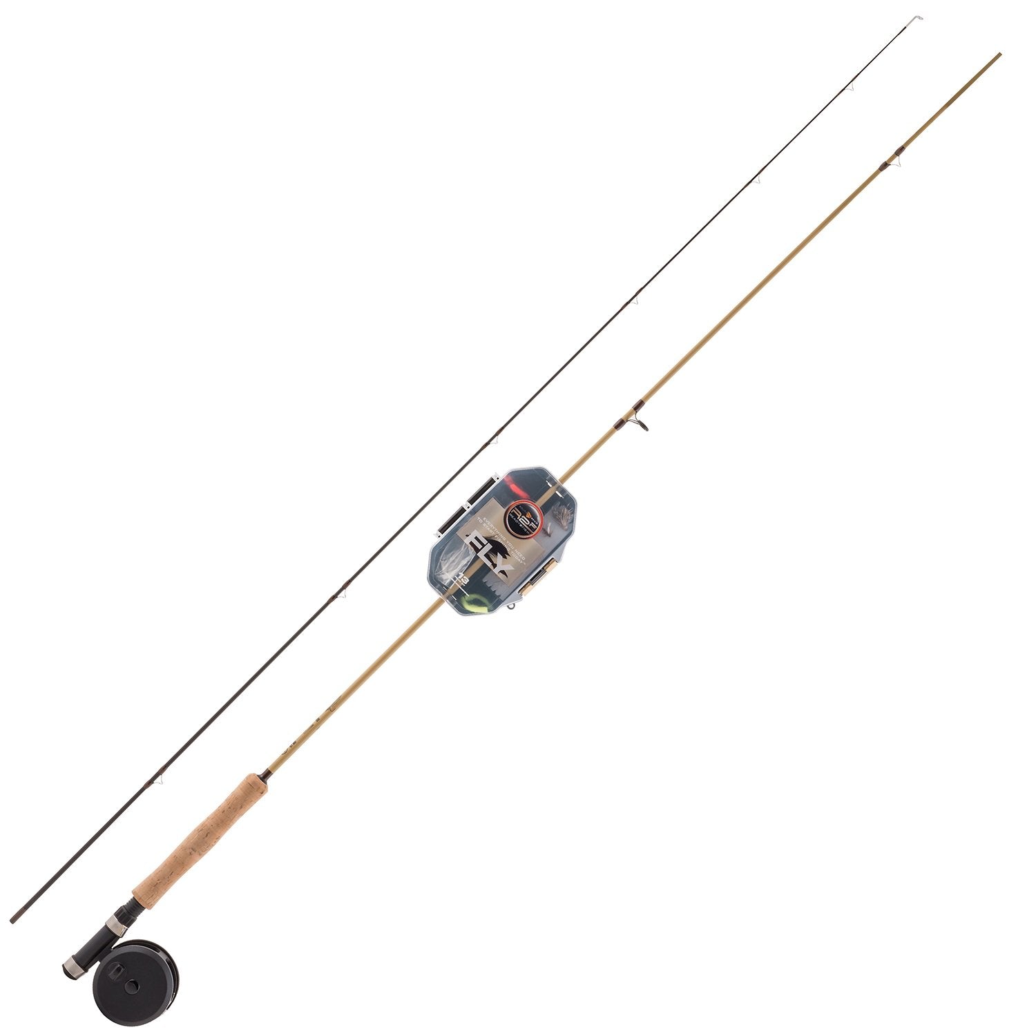 Wakeman Strike Series Spinning Rod and Reel Combo, Gold