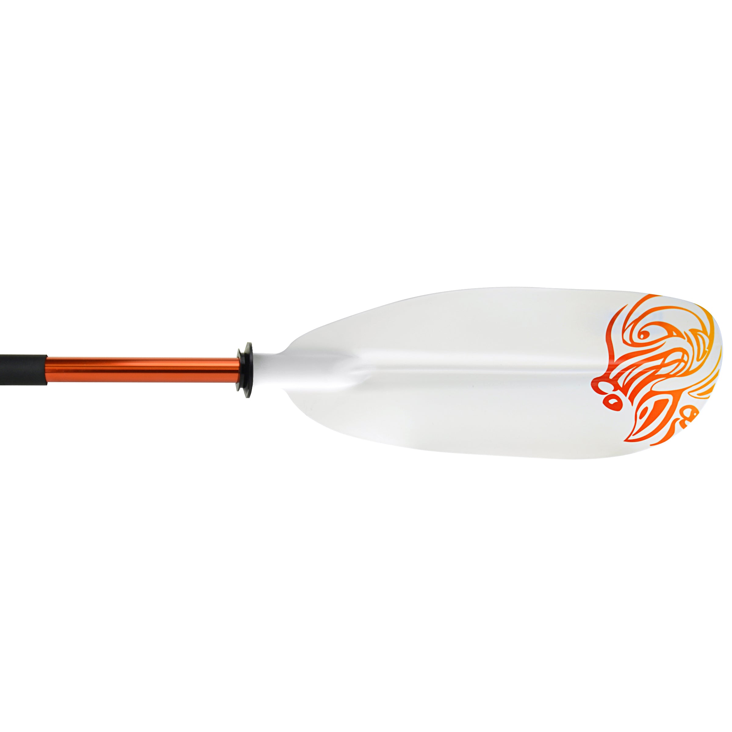 Propel Paddle Gear white paddle with orange graphic