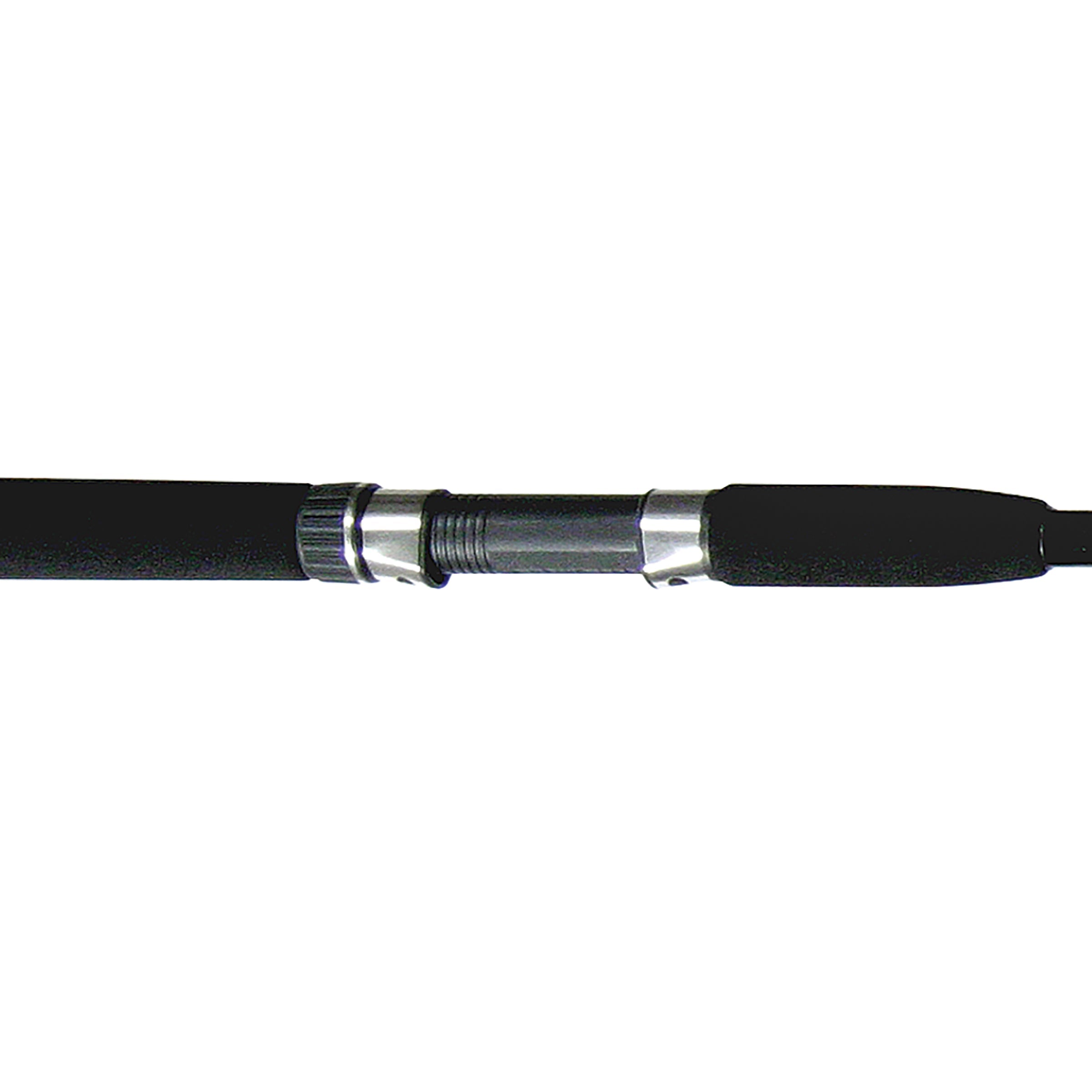 Aerial boat spinning rod reel seat