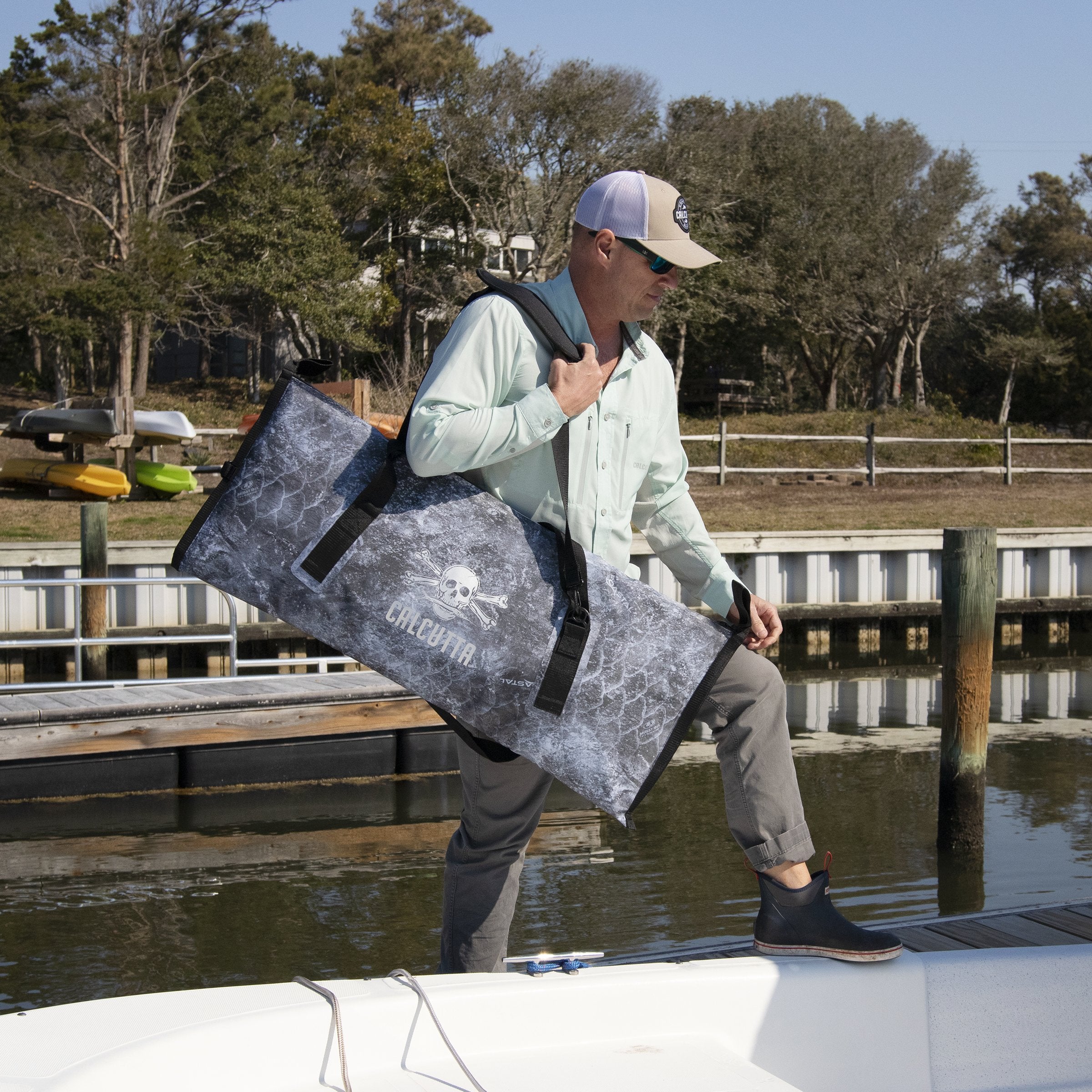 Pack Fish Cooler 40" x 16" - Mossy Oak® Coastal Cloudbank