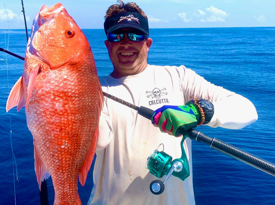 Capt. Noah Lynk with Red Snapper and Star Rods