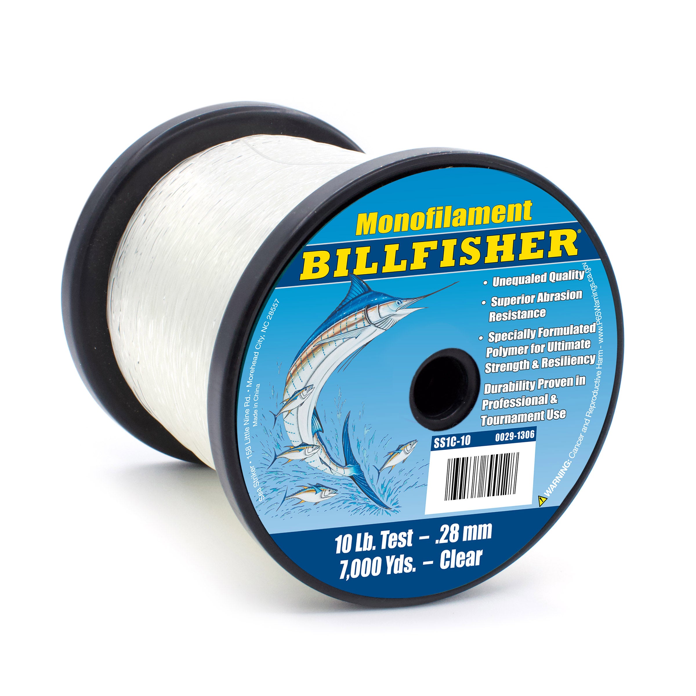 Billfisher monofilament spool 10lb. test