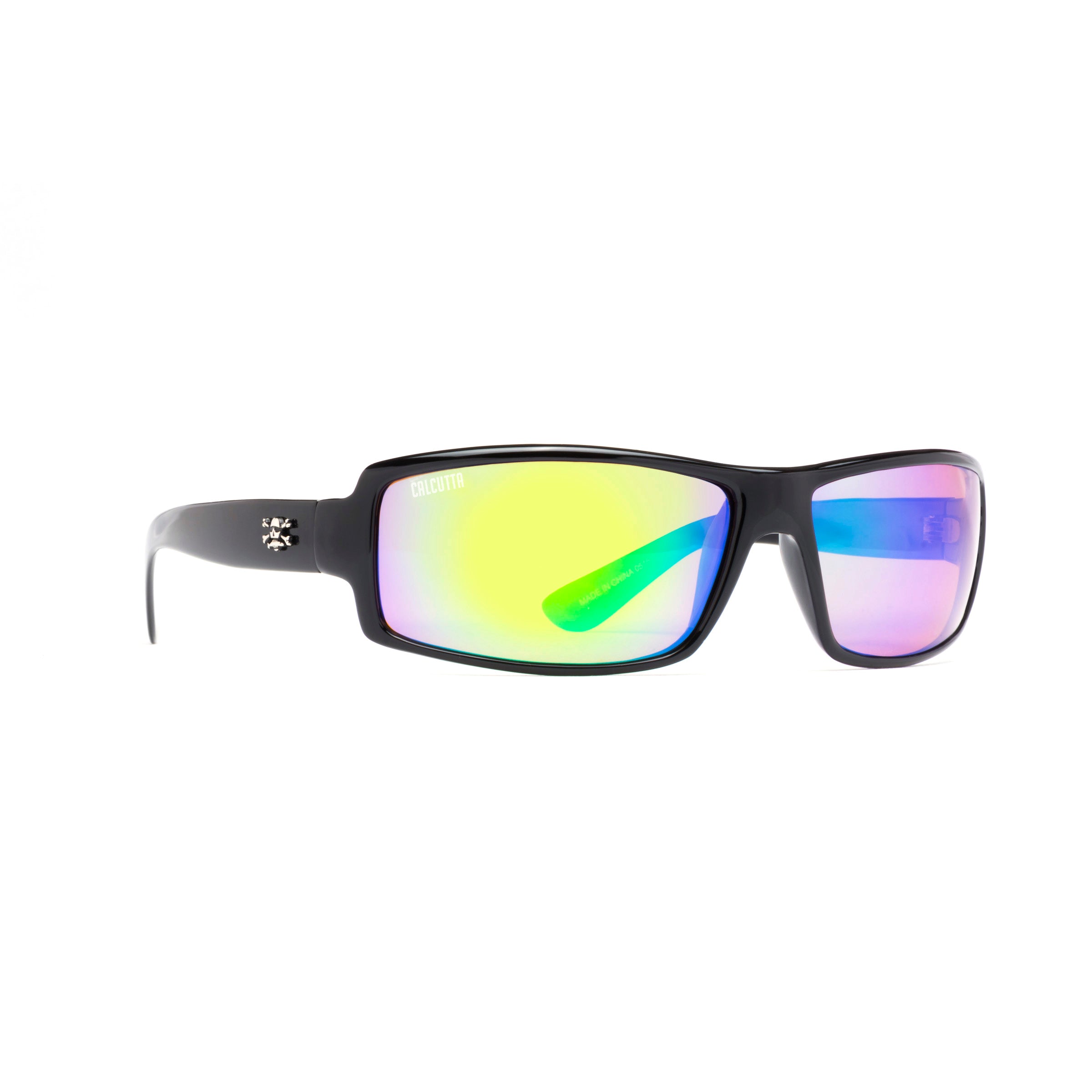 Calcutta WH1GM Whitehaven - Sunglasses Shiny Black Frame/Green - WH1GM