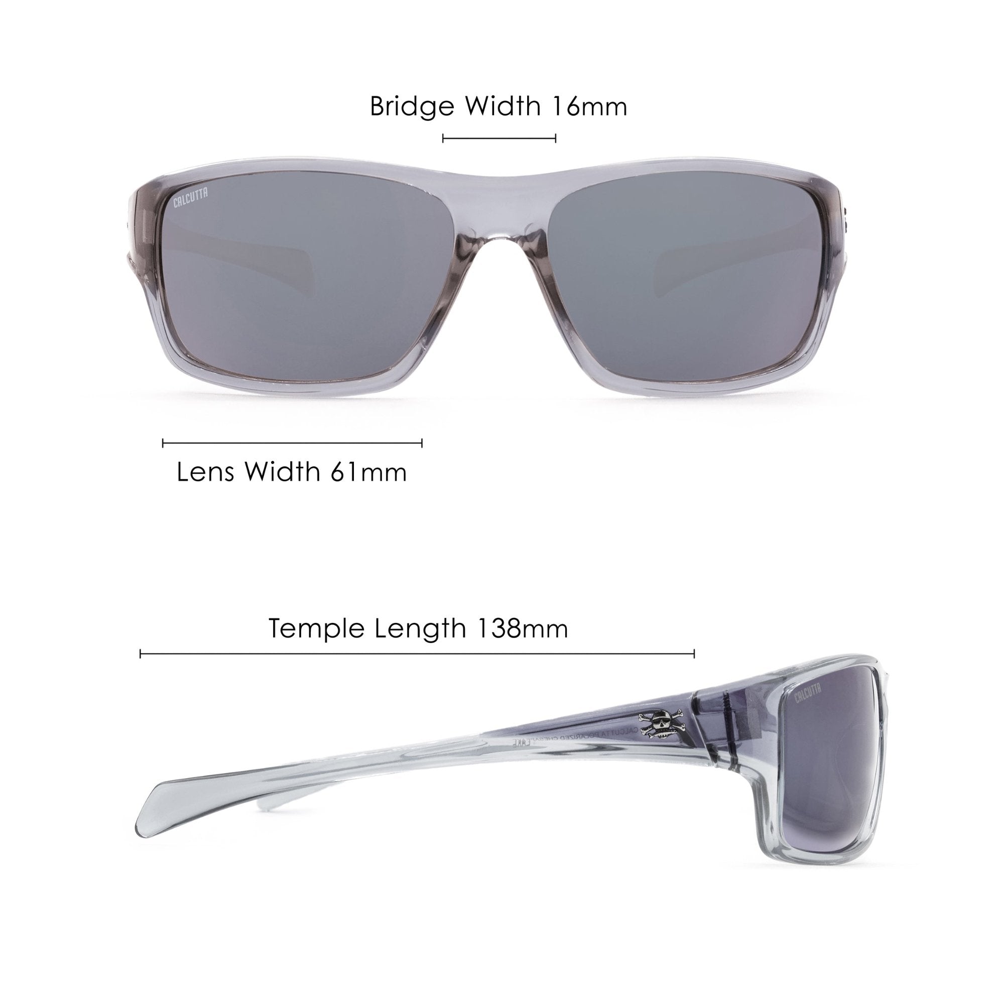 Calcutta Chesapeake sunglasses size