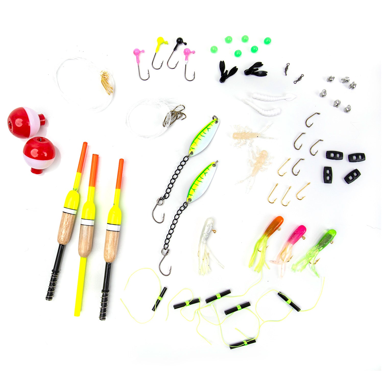 Ready2Fish Plus panfish spinning rod and reel combo tackle kit