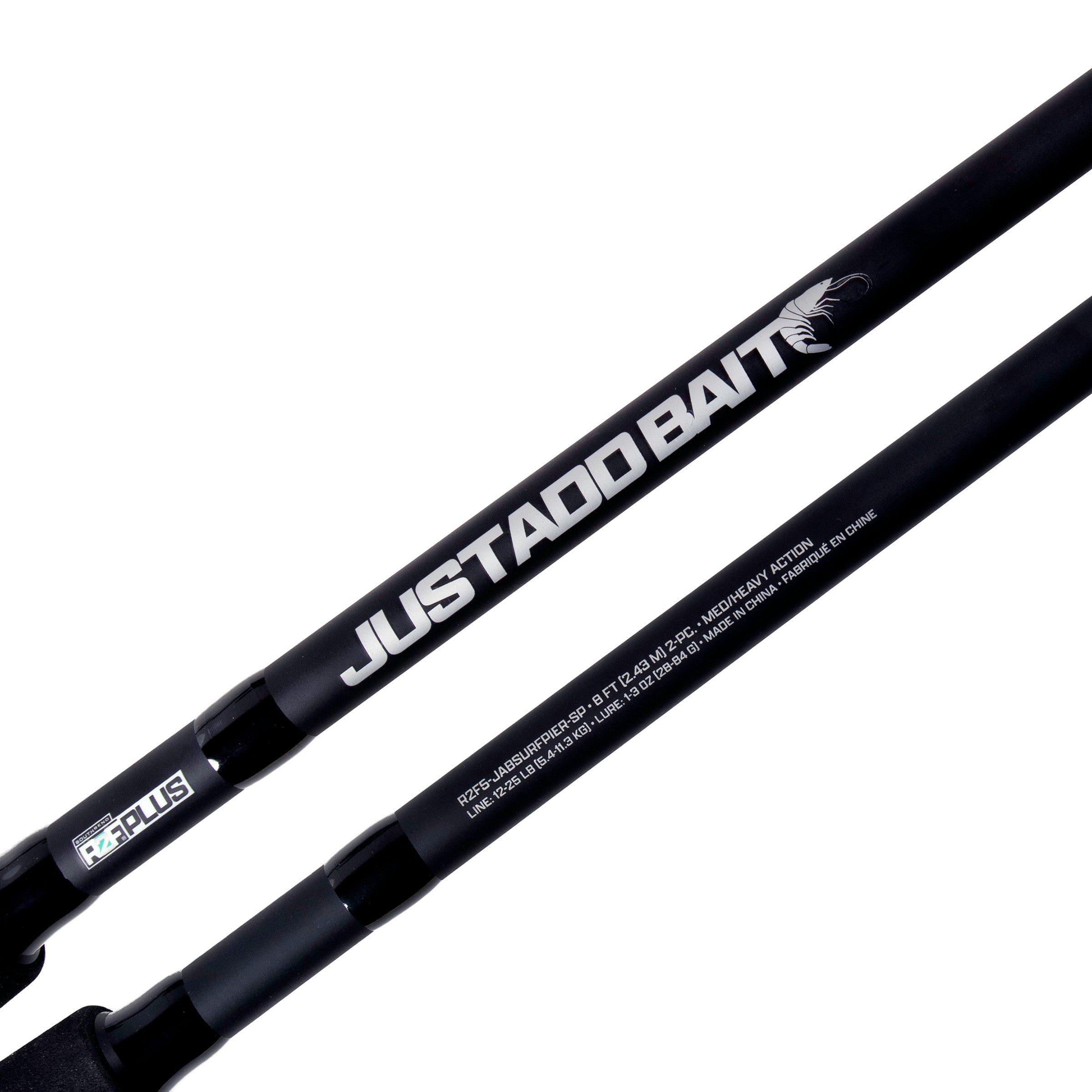 Ready2Fish Plus Just Add Bait surf and pier rod label