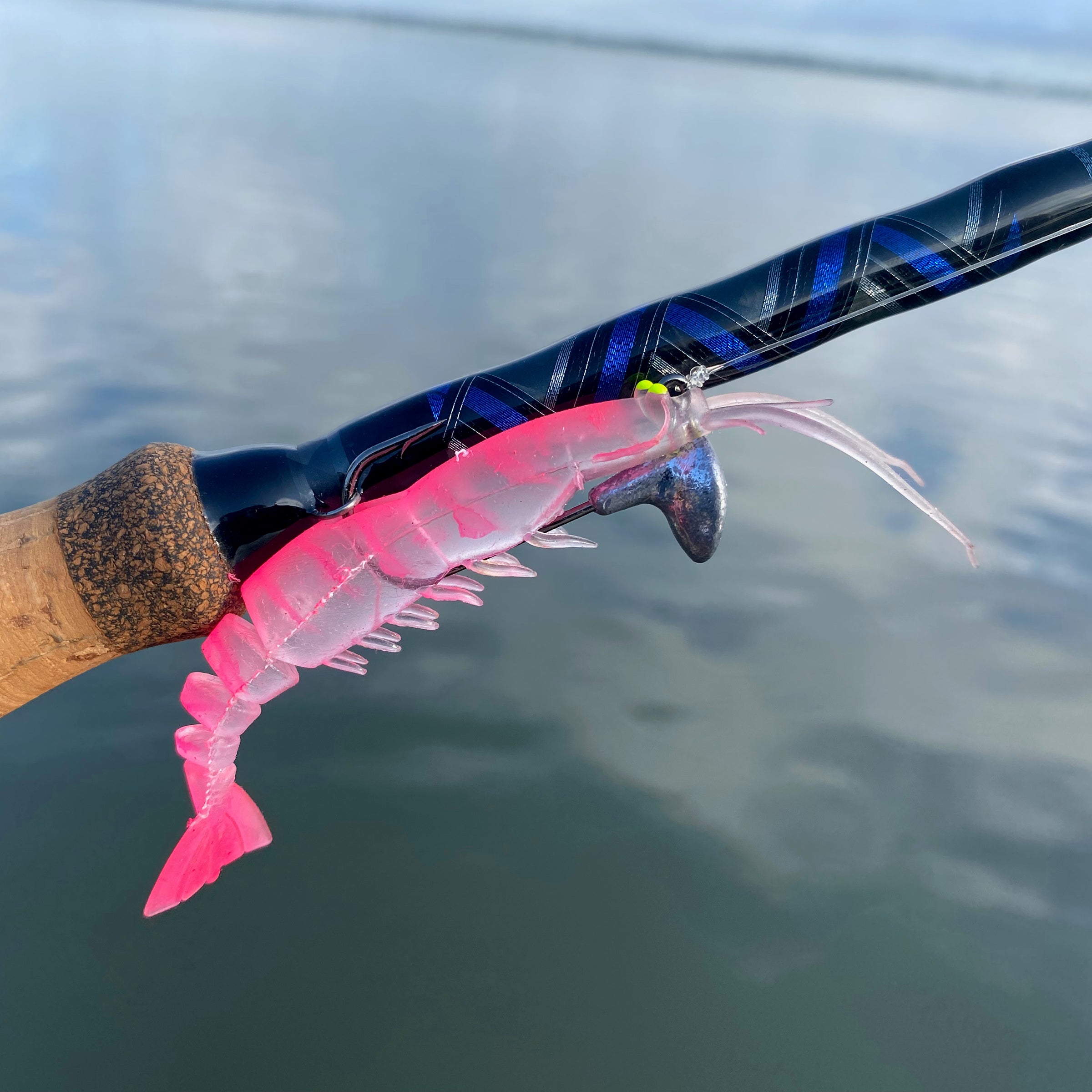 Pink Got-cha Pro shrimp on Star Rods VPRVPR