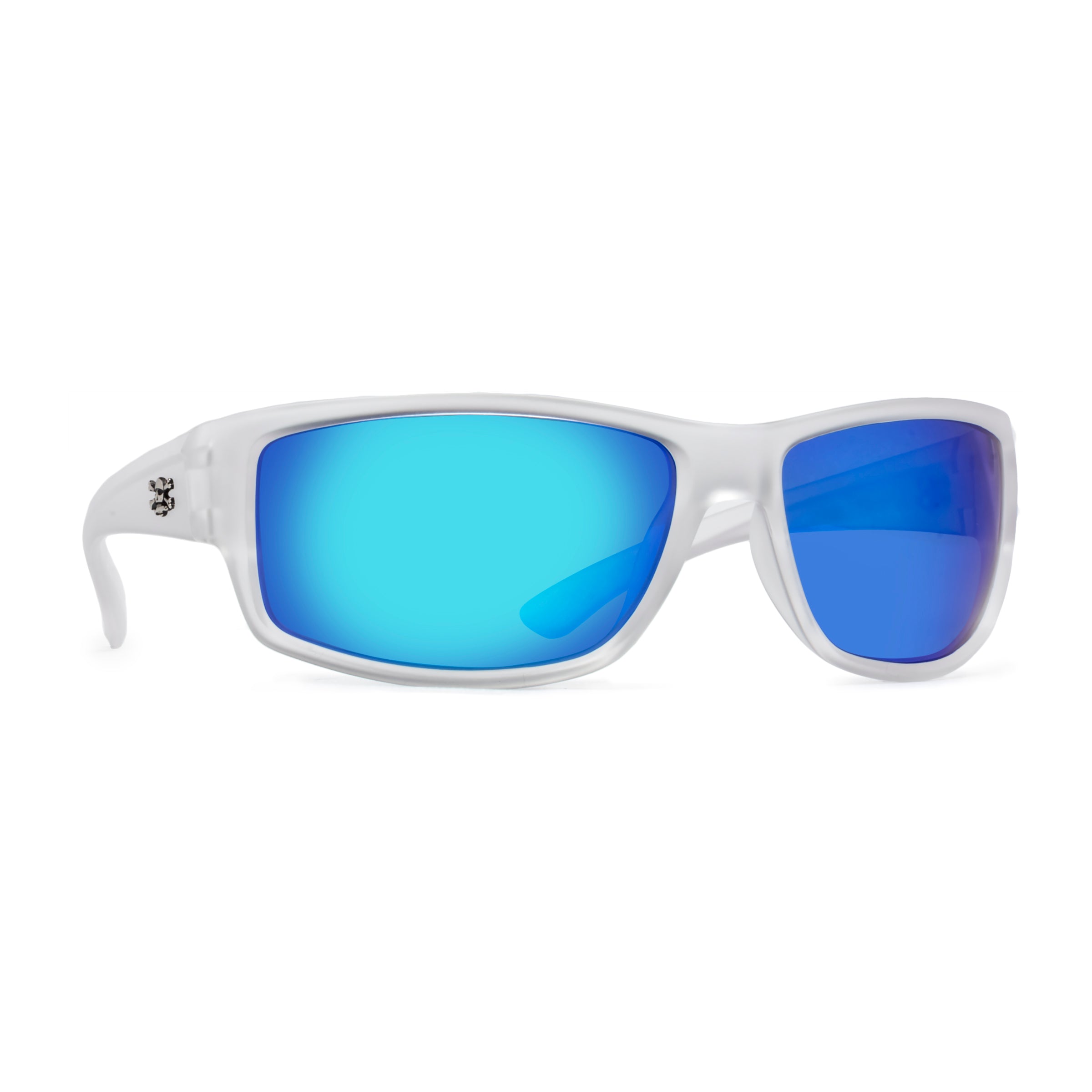 Calcutta Arena Polarized Sunglasses Matte Black Frame/Blue Mirror Lens