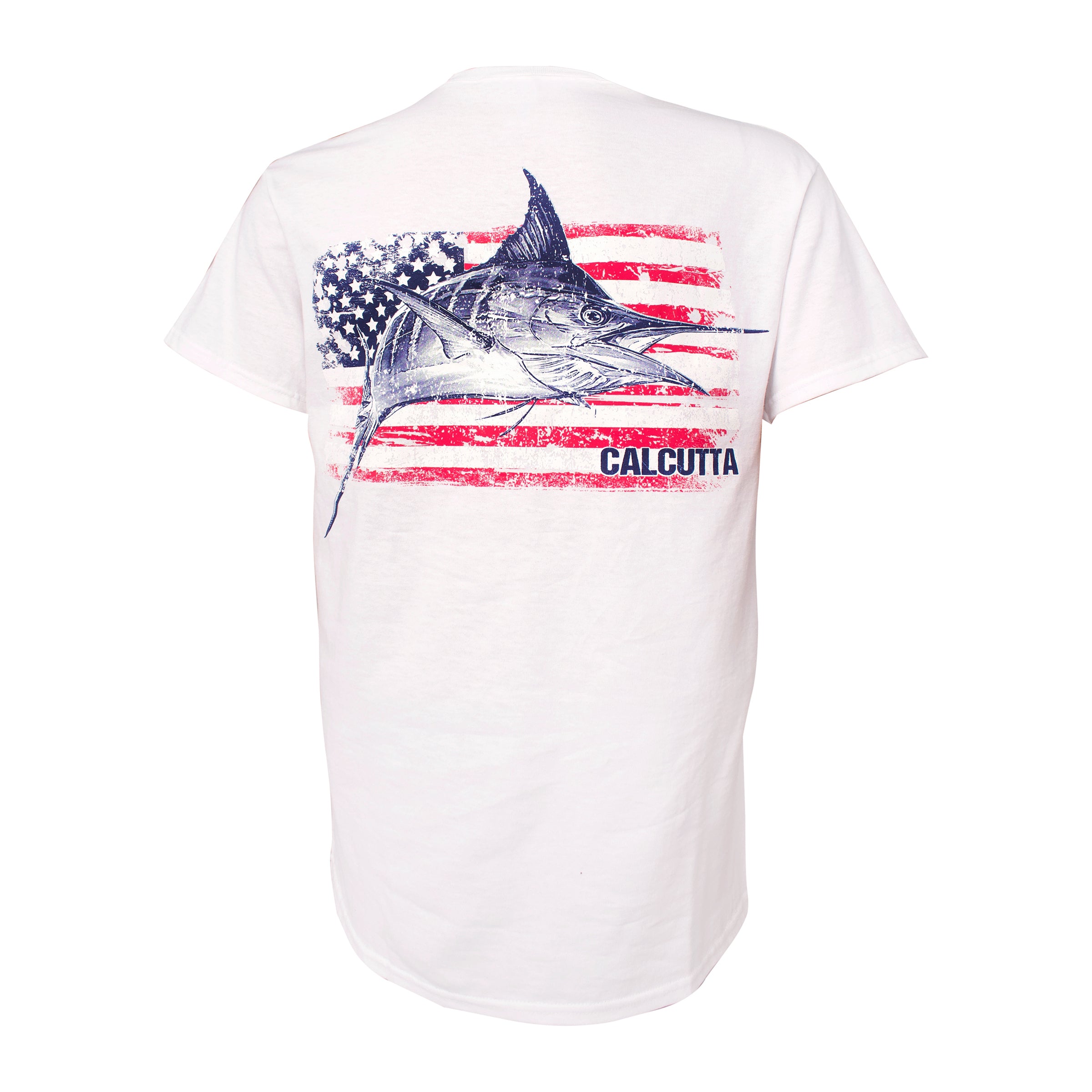 Men's American Flag Marlin T-shirt