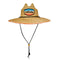 Straw Fishing Hat with Calcutta Patch