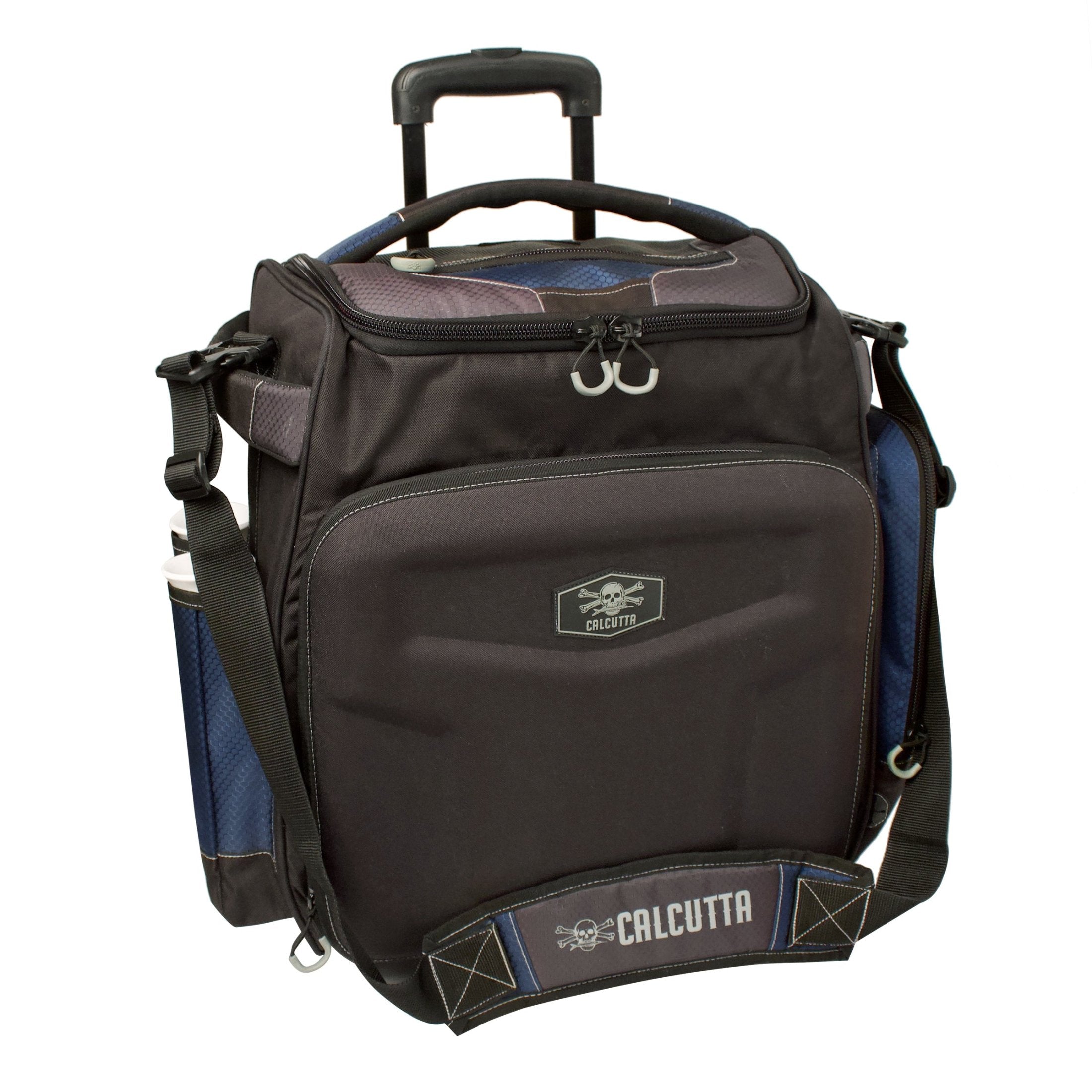 Calcutta CSRTB37 Explorer Rolling Tackle Bag w/ 5 3700 Trays & Rod