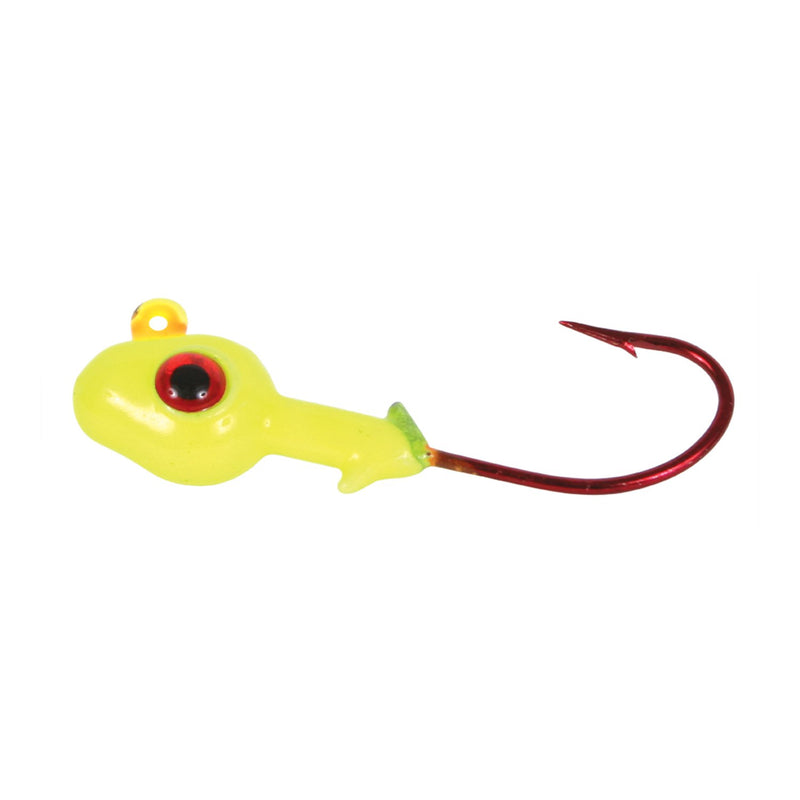 Grub Head 3-D Eye Jigs