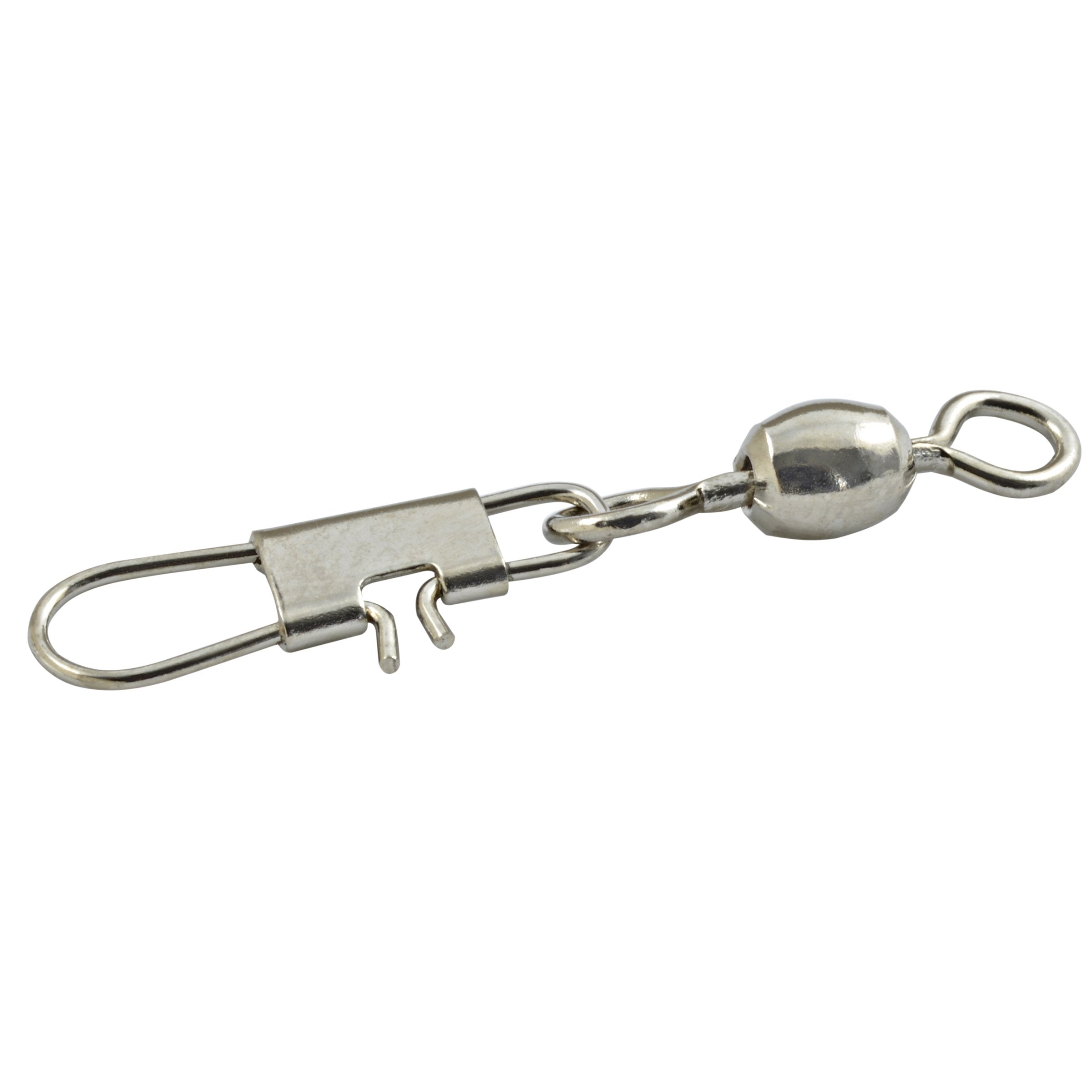 SWIVELS NT SWIVEL - BALL BEARING SWIVEL WITH STAINLESS STEEL LOCK SNAP  NICKEL