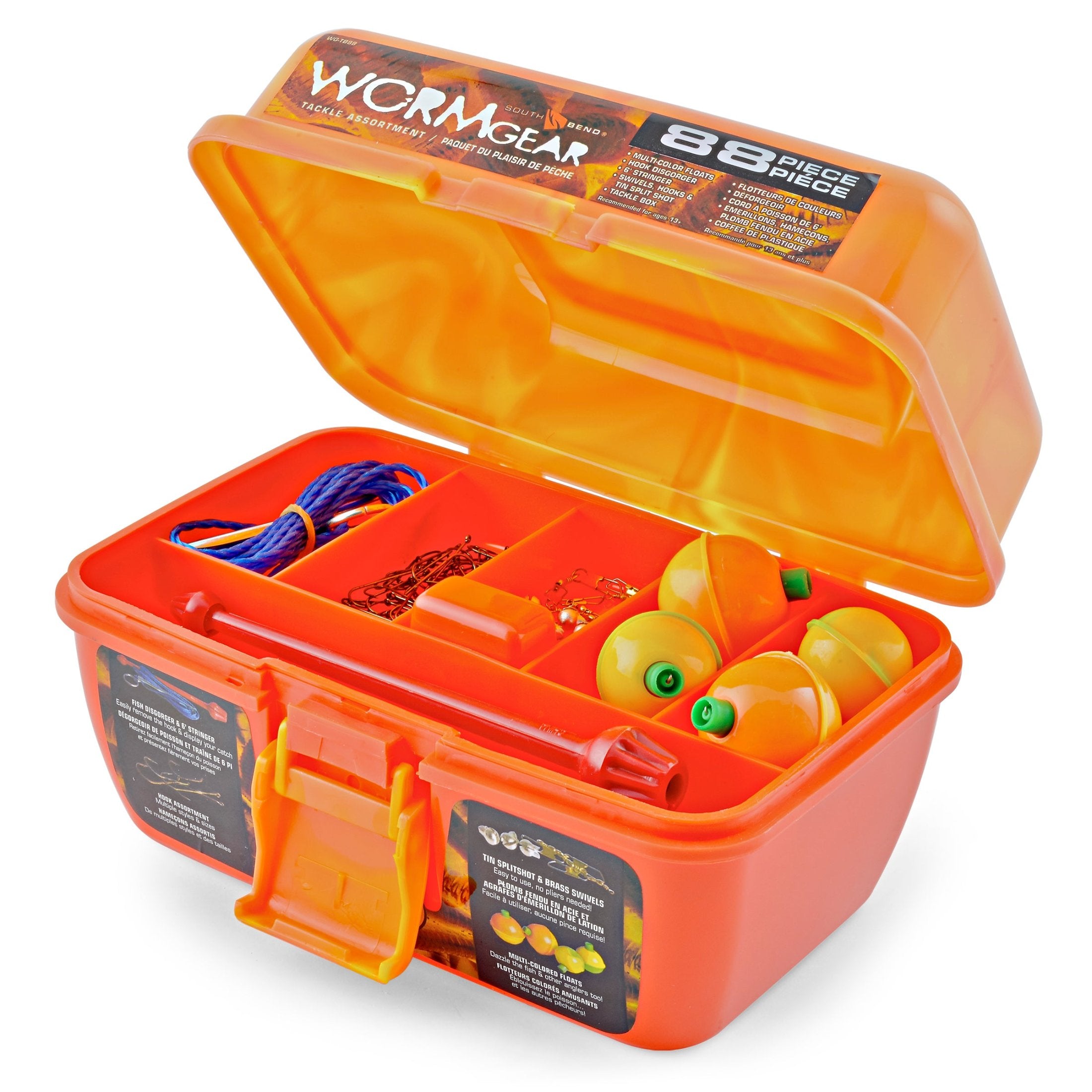 South Bend Tackle Box 88 Piece - Blue