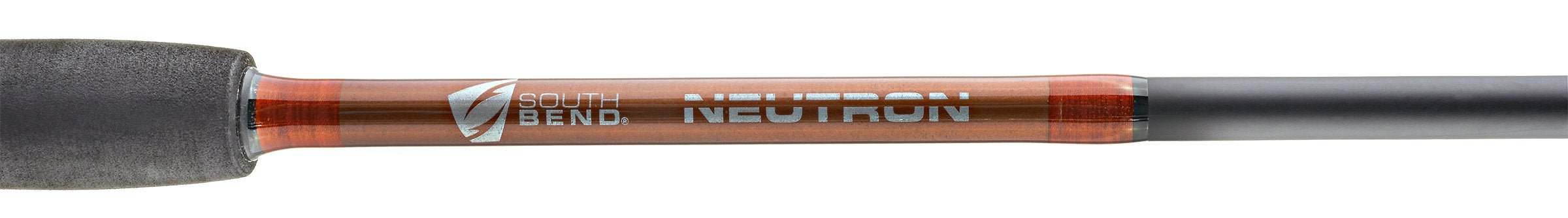 South Bend Neutron spincast combo rod label