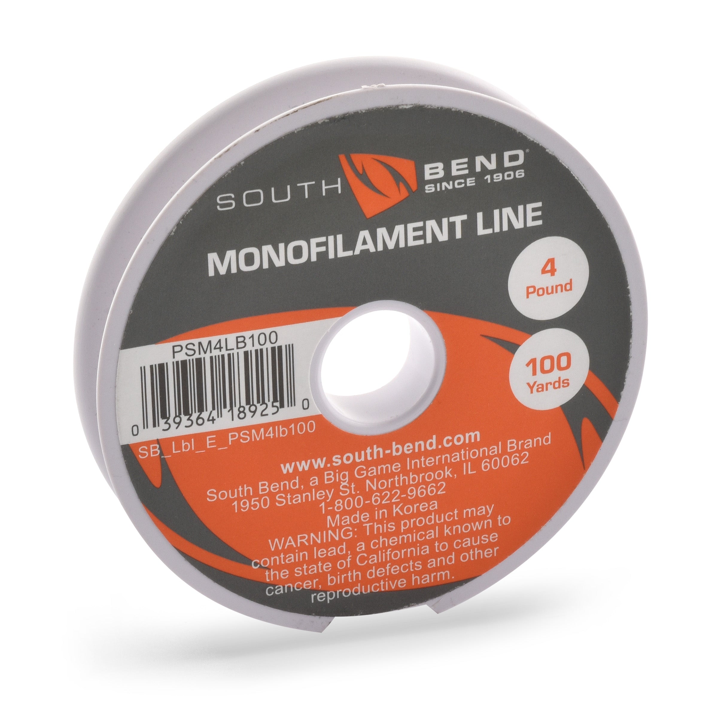 South Bend monofilament fishing line 4 lb test
