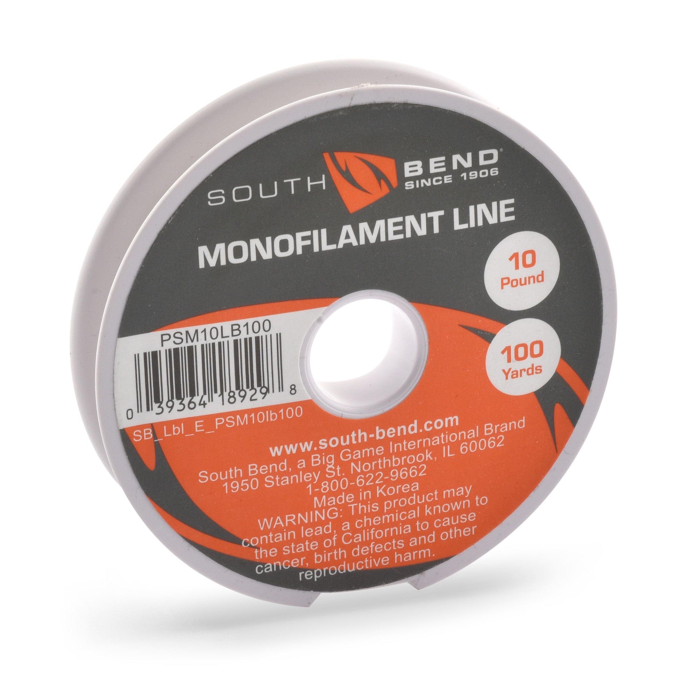South Bend monofilament fishing line 10 lb test