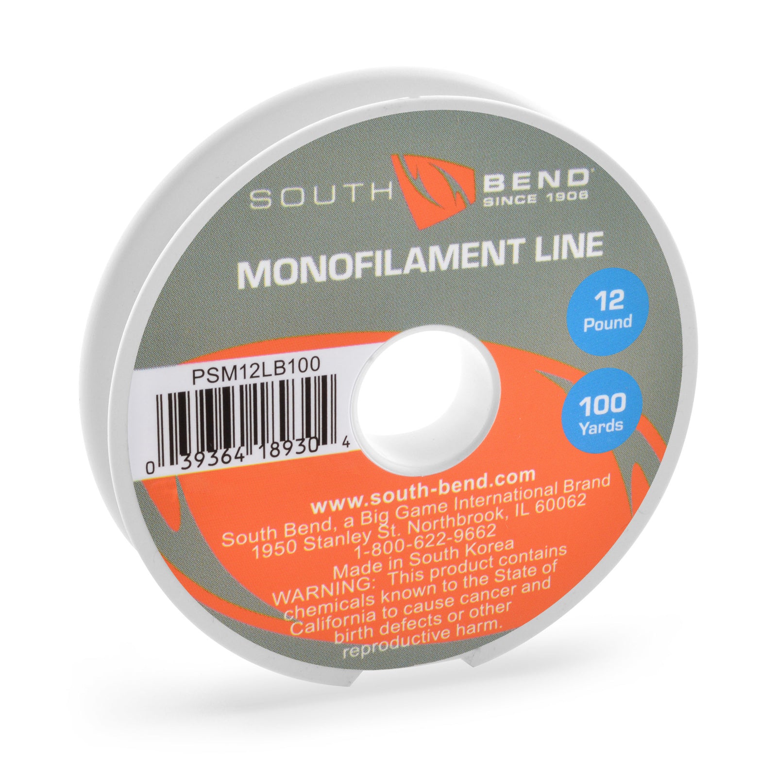 Monofilament 100 yd Spool - South Bend - 12 lb