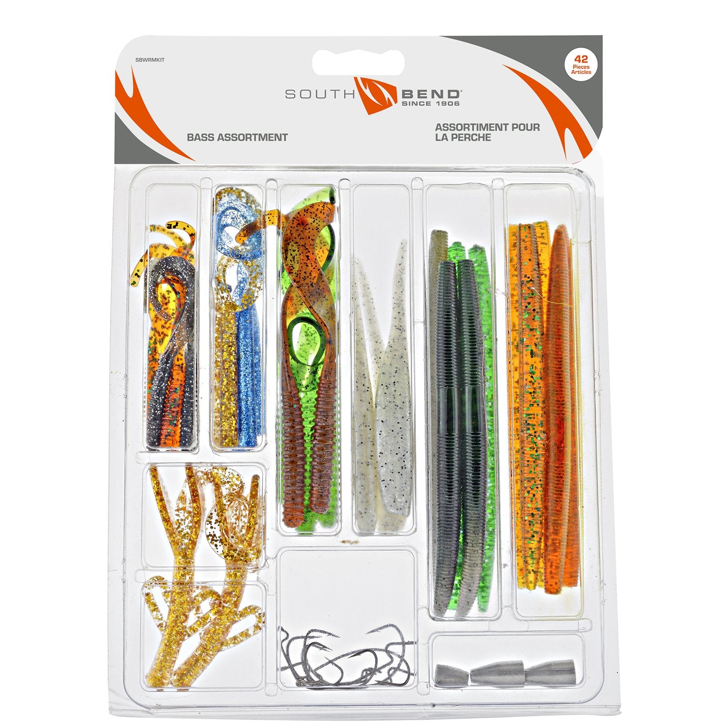 Bass Assortment Tackle Kit - 42 Pieces