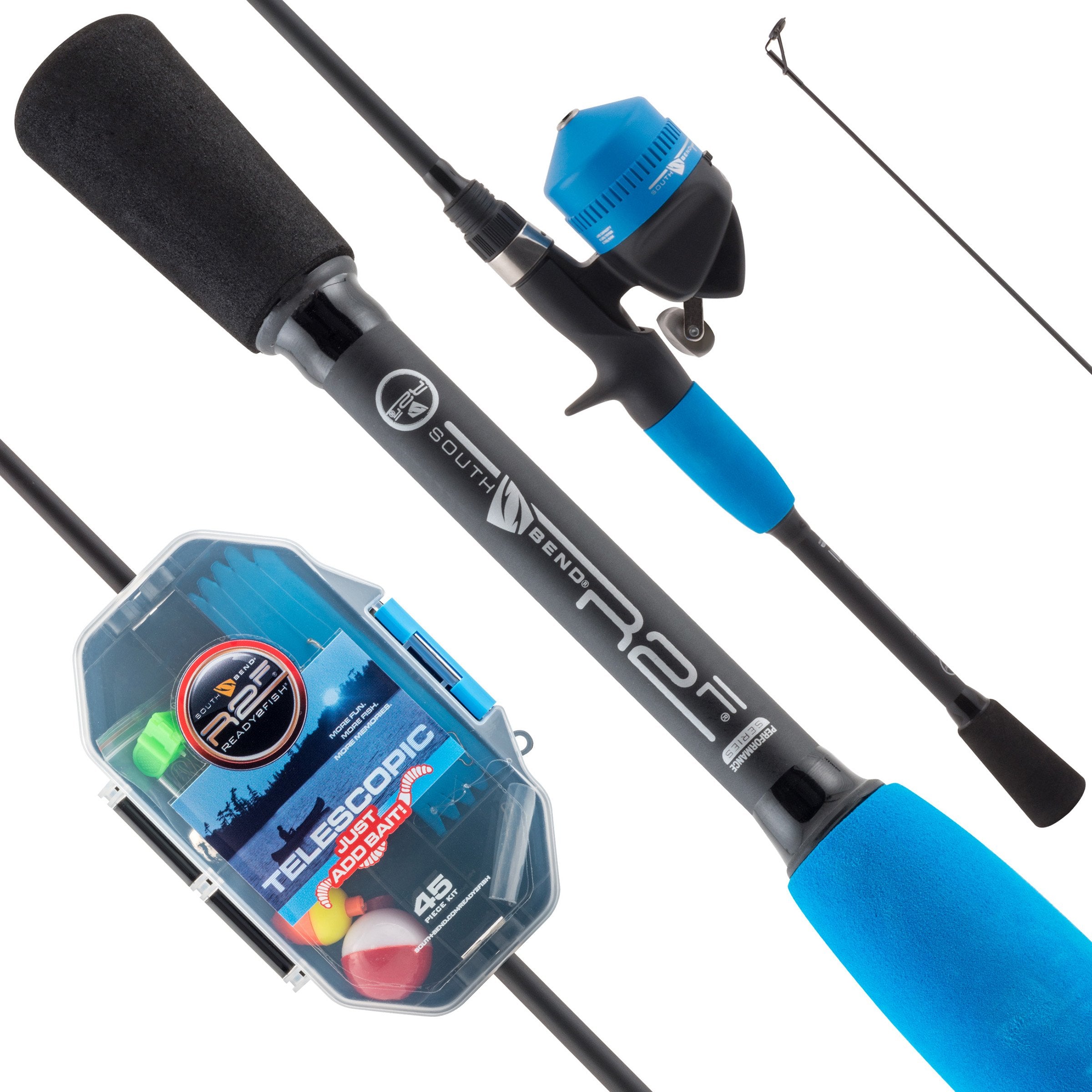 Telescopic Fishing Gear Set  Fishing Reel Kit,Portable Ready-to