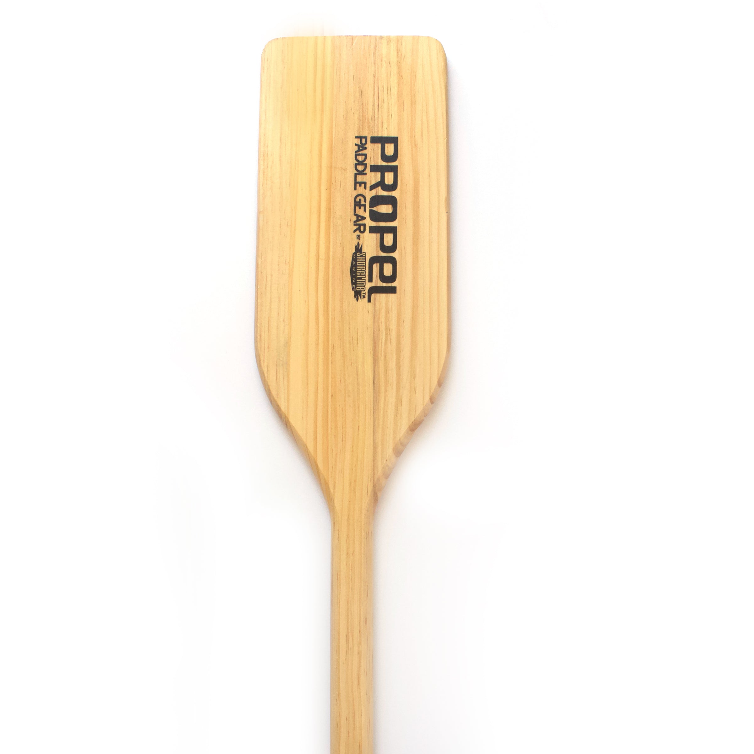 Wooden canoe paddle by Propel Paddle Gear