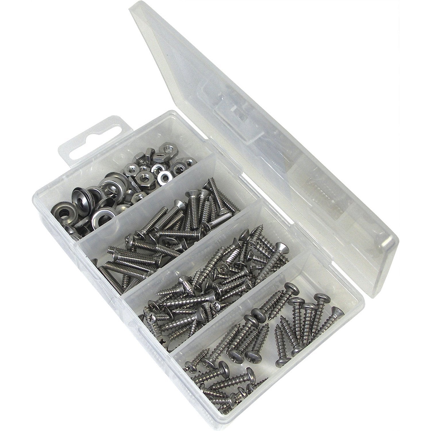 168 Piece Stainless Steel Screw Kit