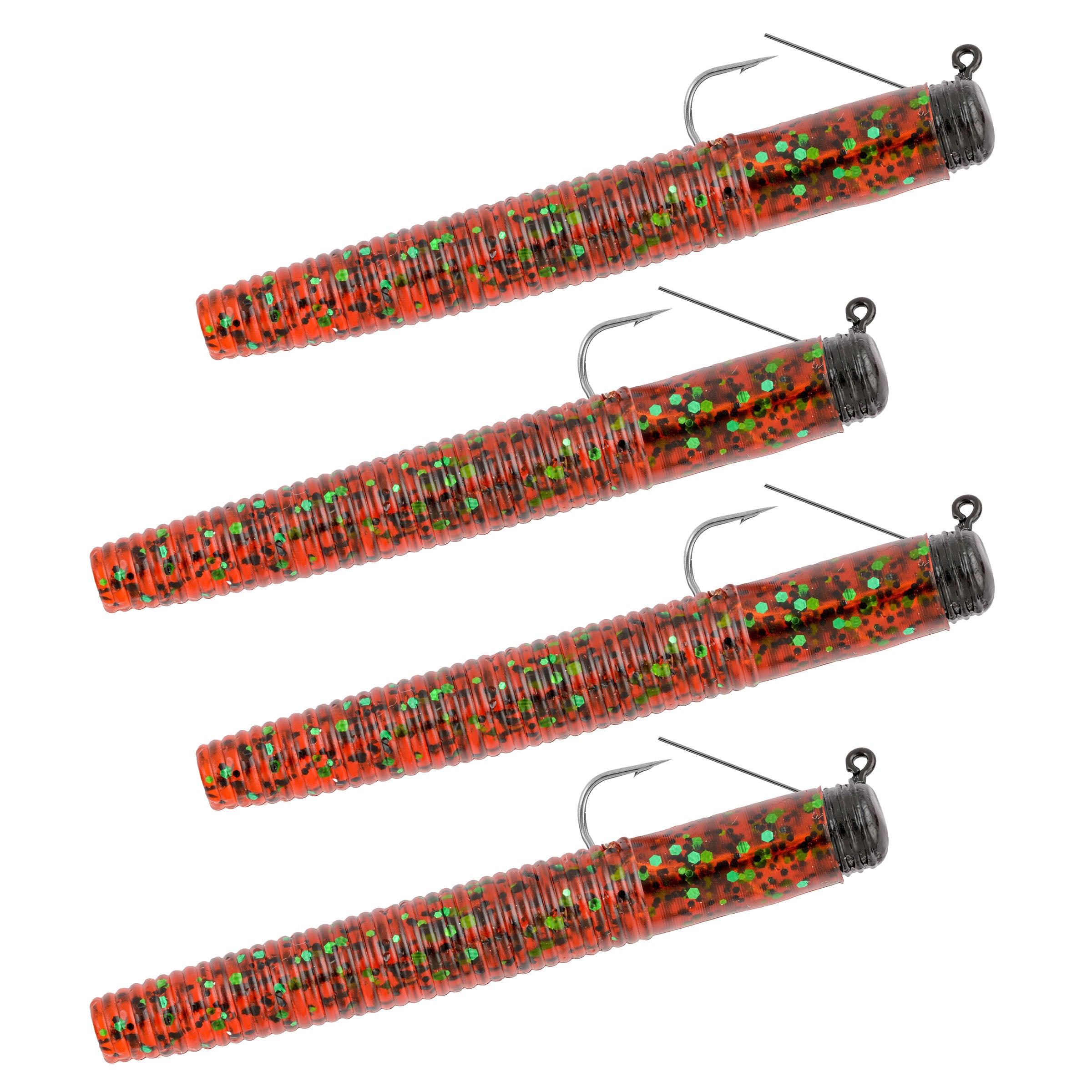 Matzuo 1/8 Ned Rig Black/Red 5pk