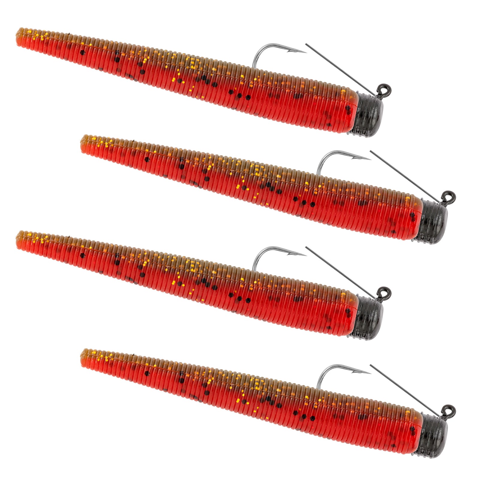 Matzuo 1/8 Ned Rig Black/Red 5pk