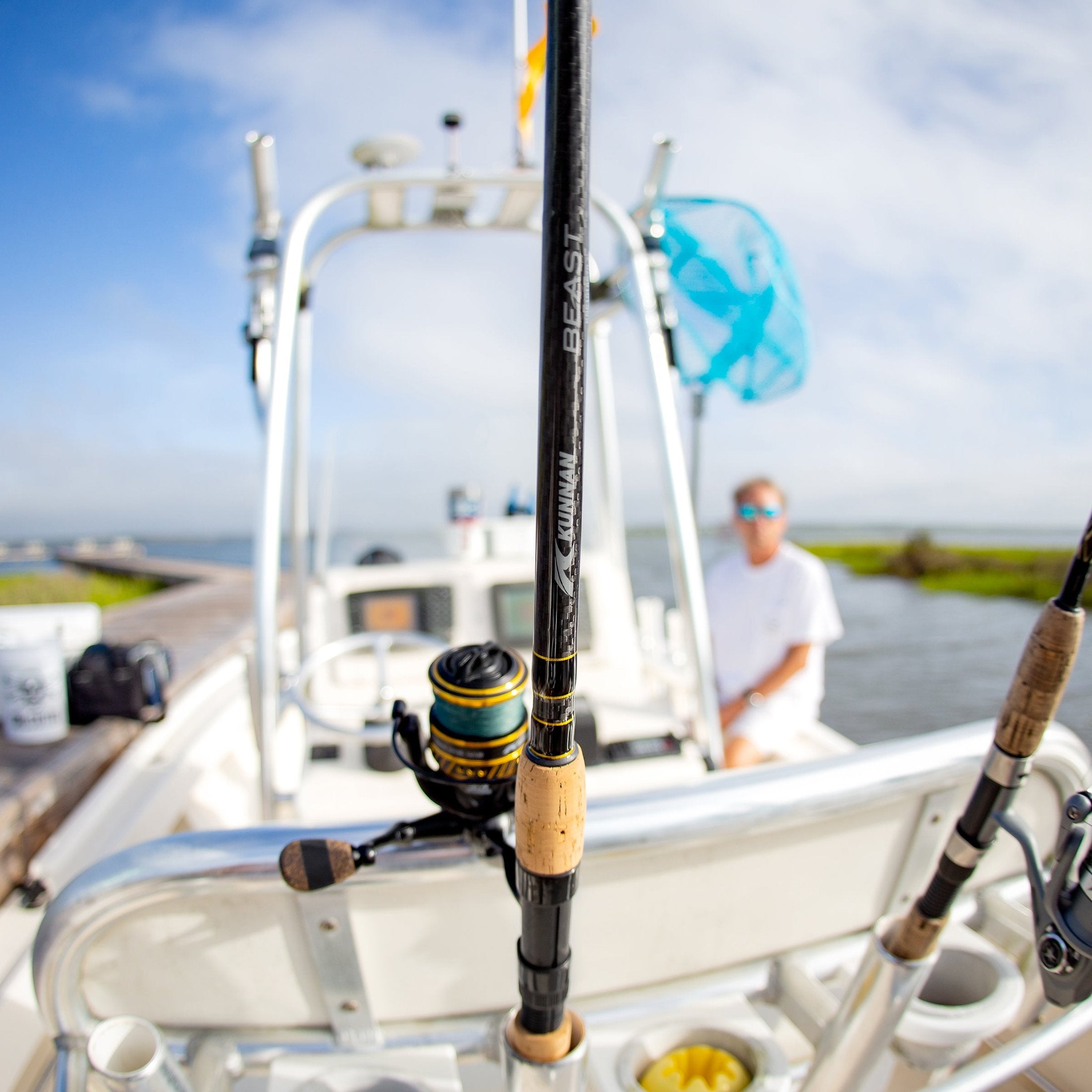 Kunnan combo in rod holder