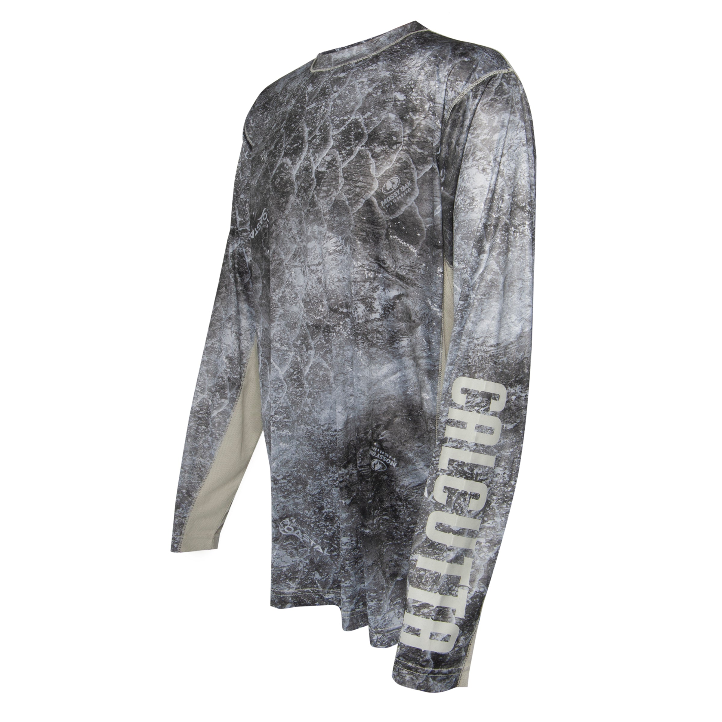 Men's Long Sleeve Performance Shirt - Mossy Oak® Cloudbank