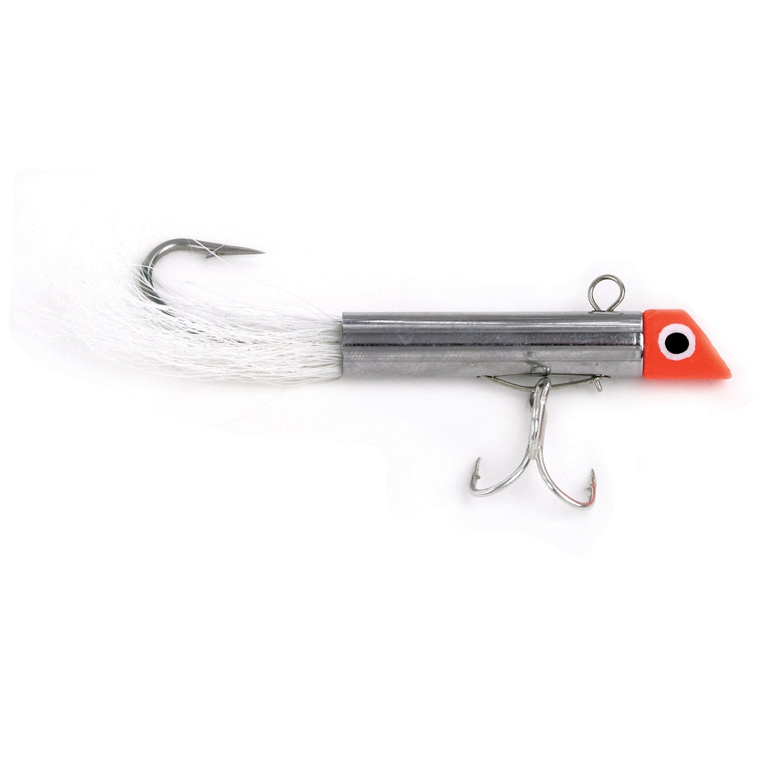 Got-Cha plug mini 1000 series red head chrome body bucktail