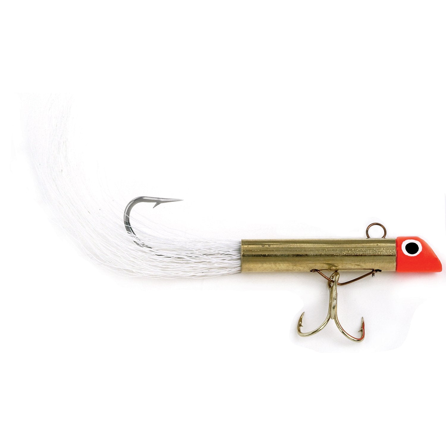 Got-Cha plug mini 1000 series red head gold body bucktail