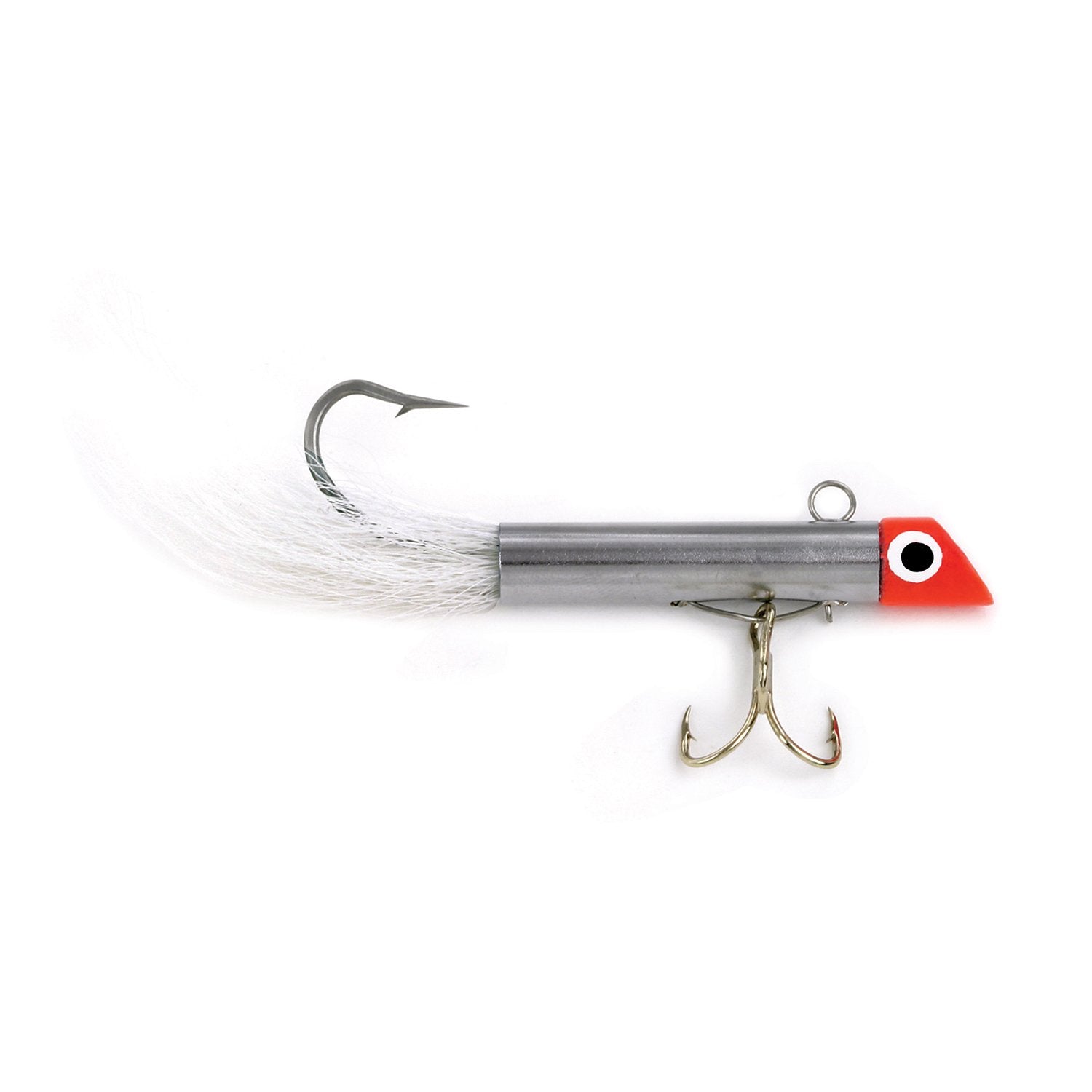Got-Cha plug mini 1000 series red head chrome body gold hook bucktail