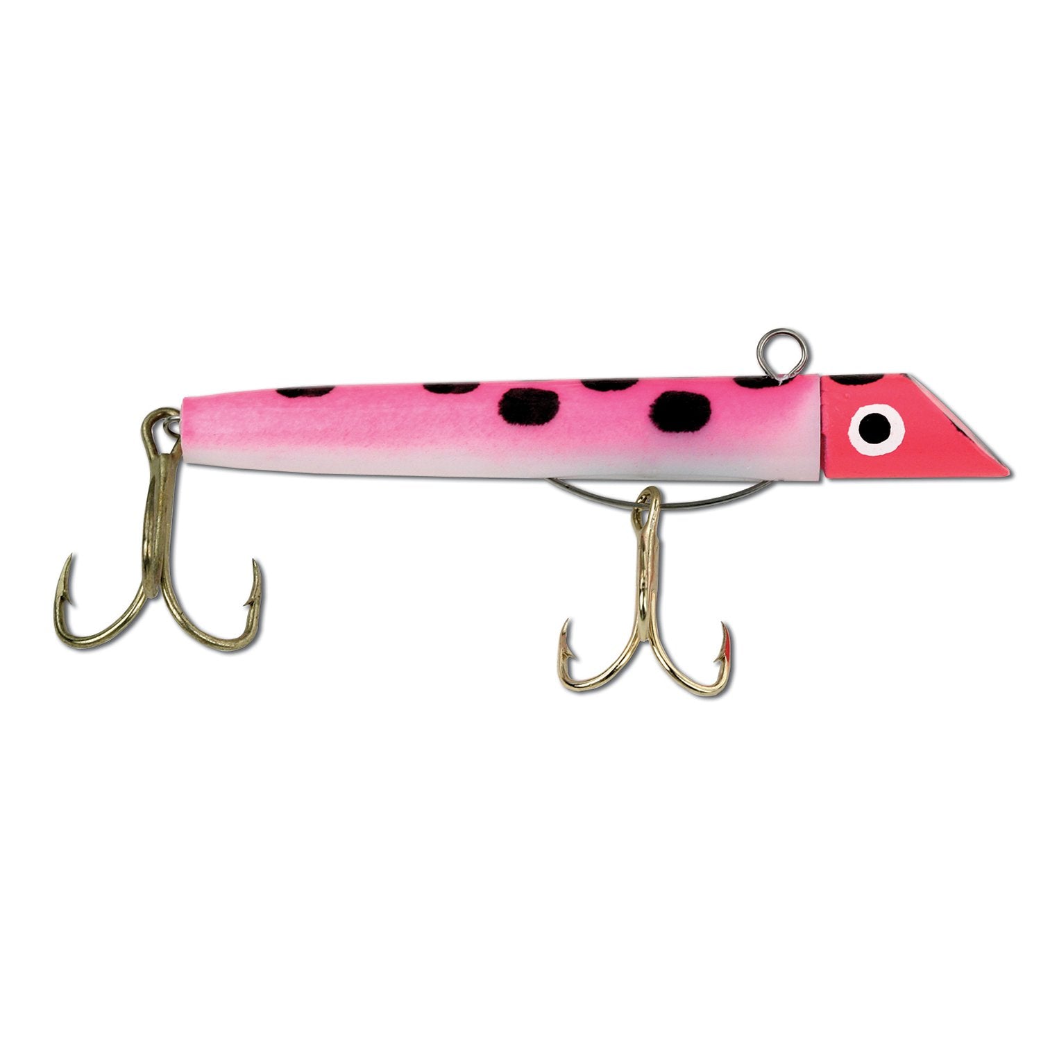 Got-Cha plug 100 series pink head pink and white body with dots