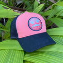 Retro Pink Palm Hat